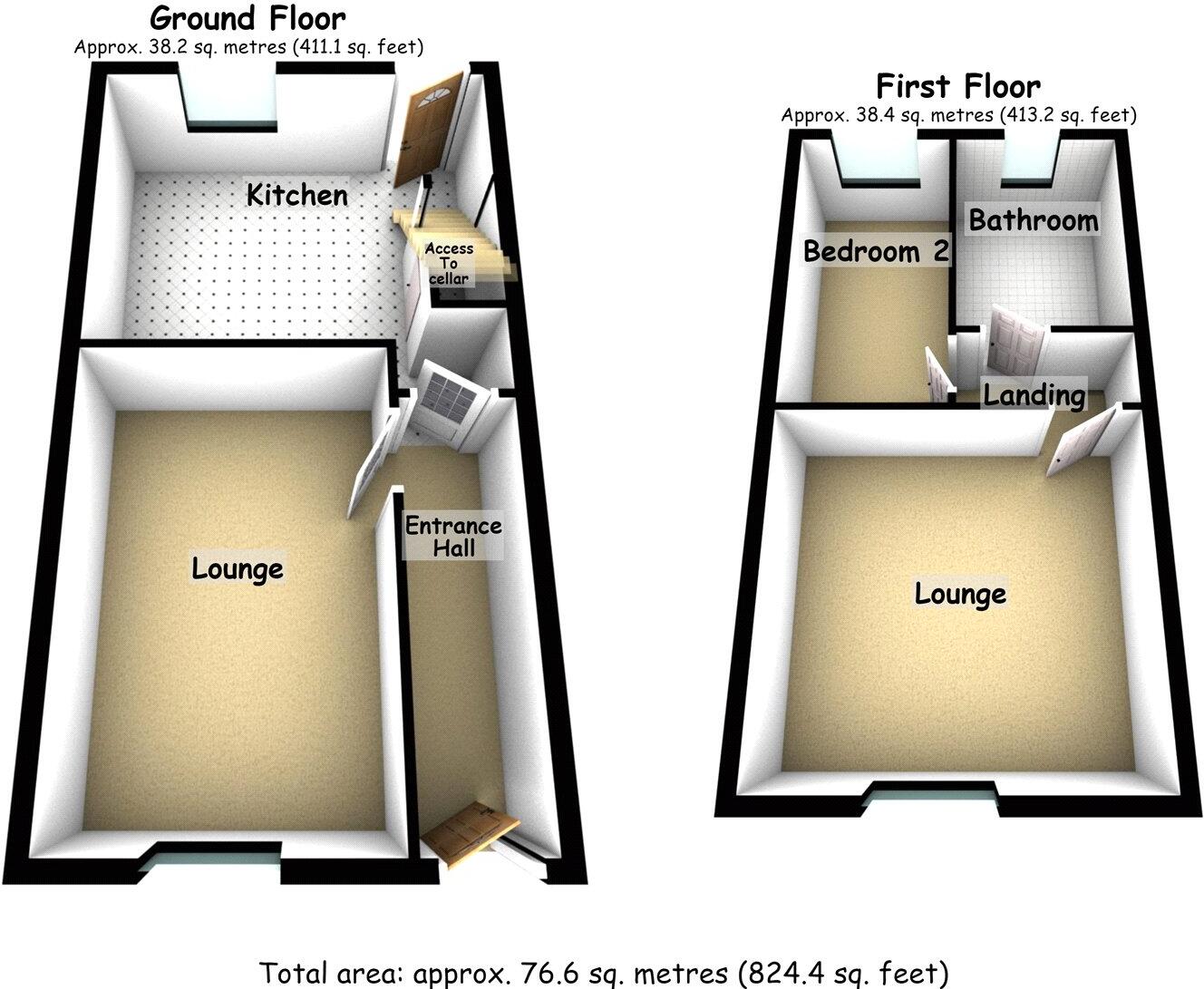 Bury Road, Rochdale, Greater Manchester, OL11 floorplan