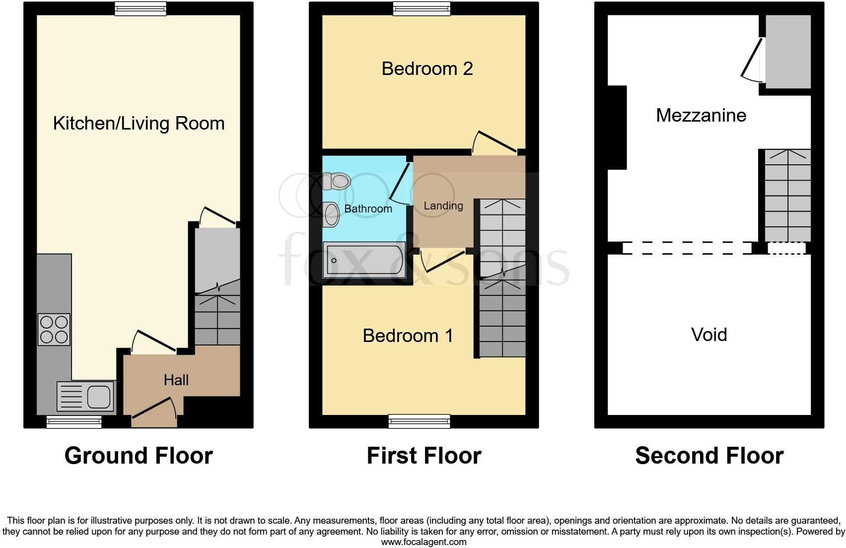 West Street, Axminster floorplan