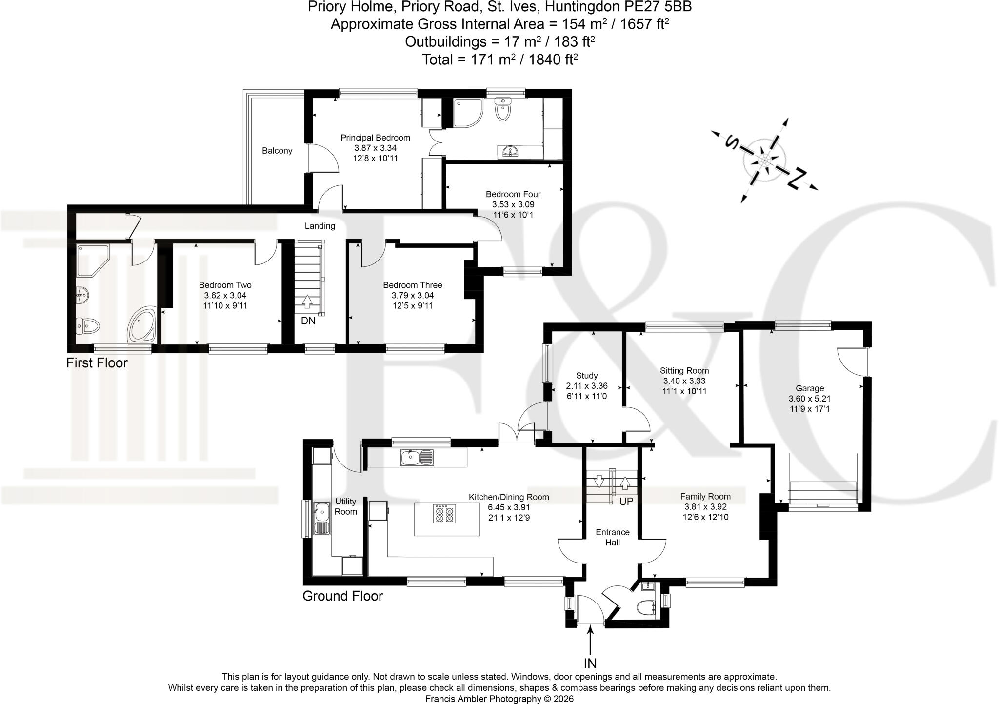 Priory Road, St. Ives, Cambridgeshire, PE27 floorplan
