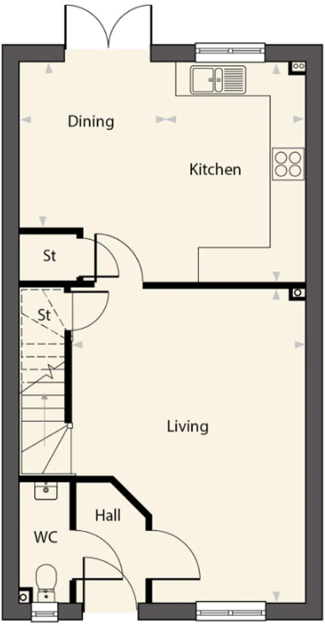 Oak Grove, Dunton, SG18 floorplan