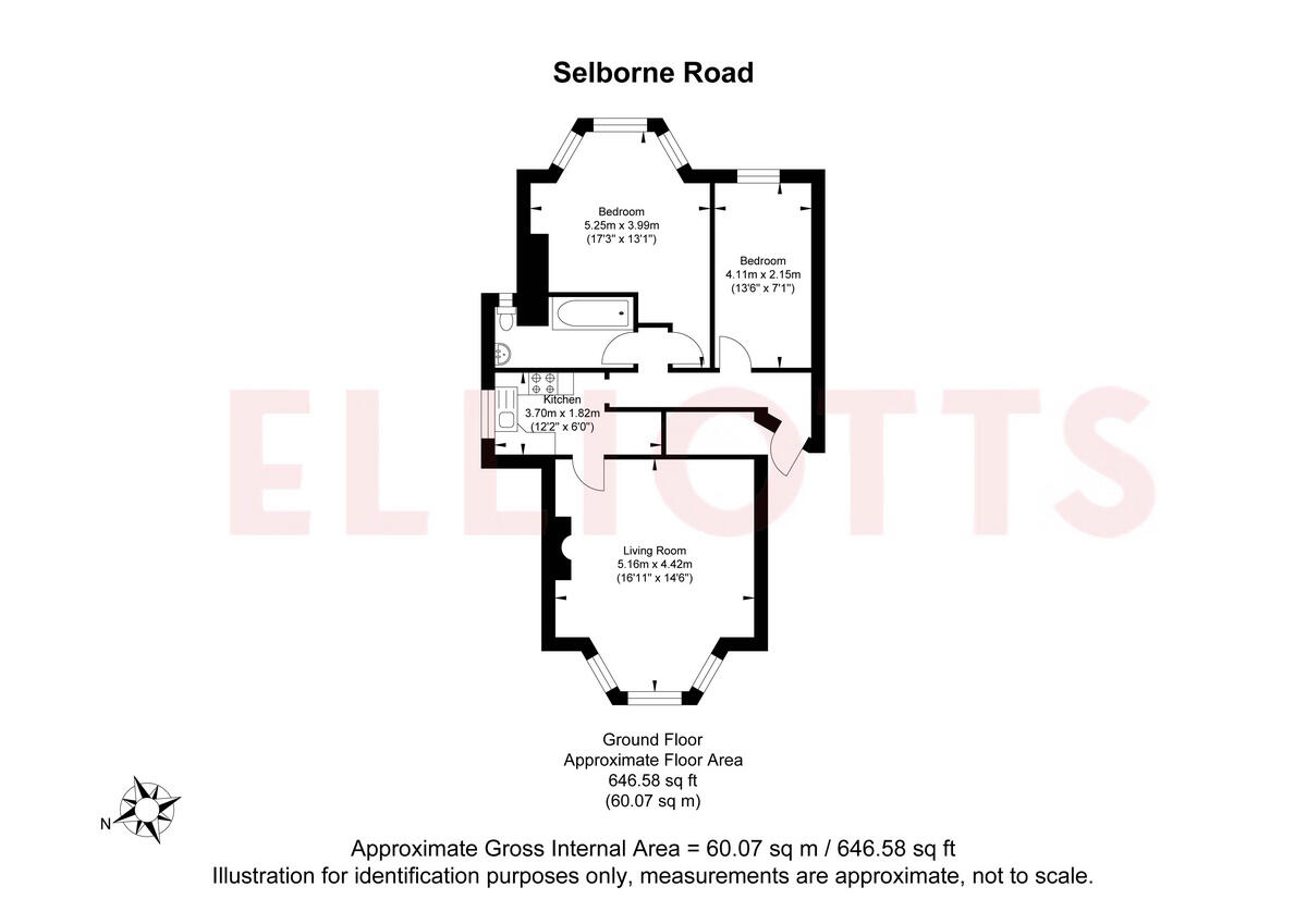 Selborne Road, Hove floorplan