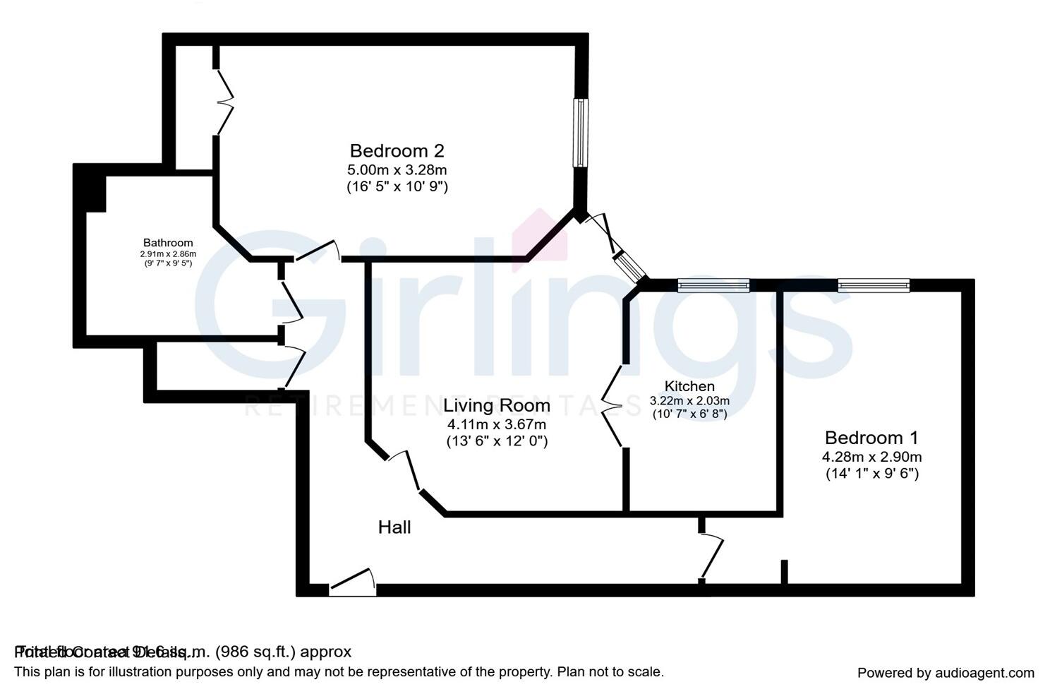Nelson Court, Gravesend floorplan