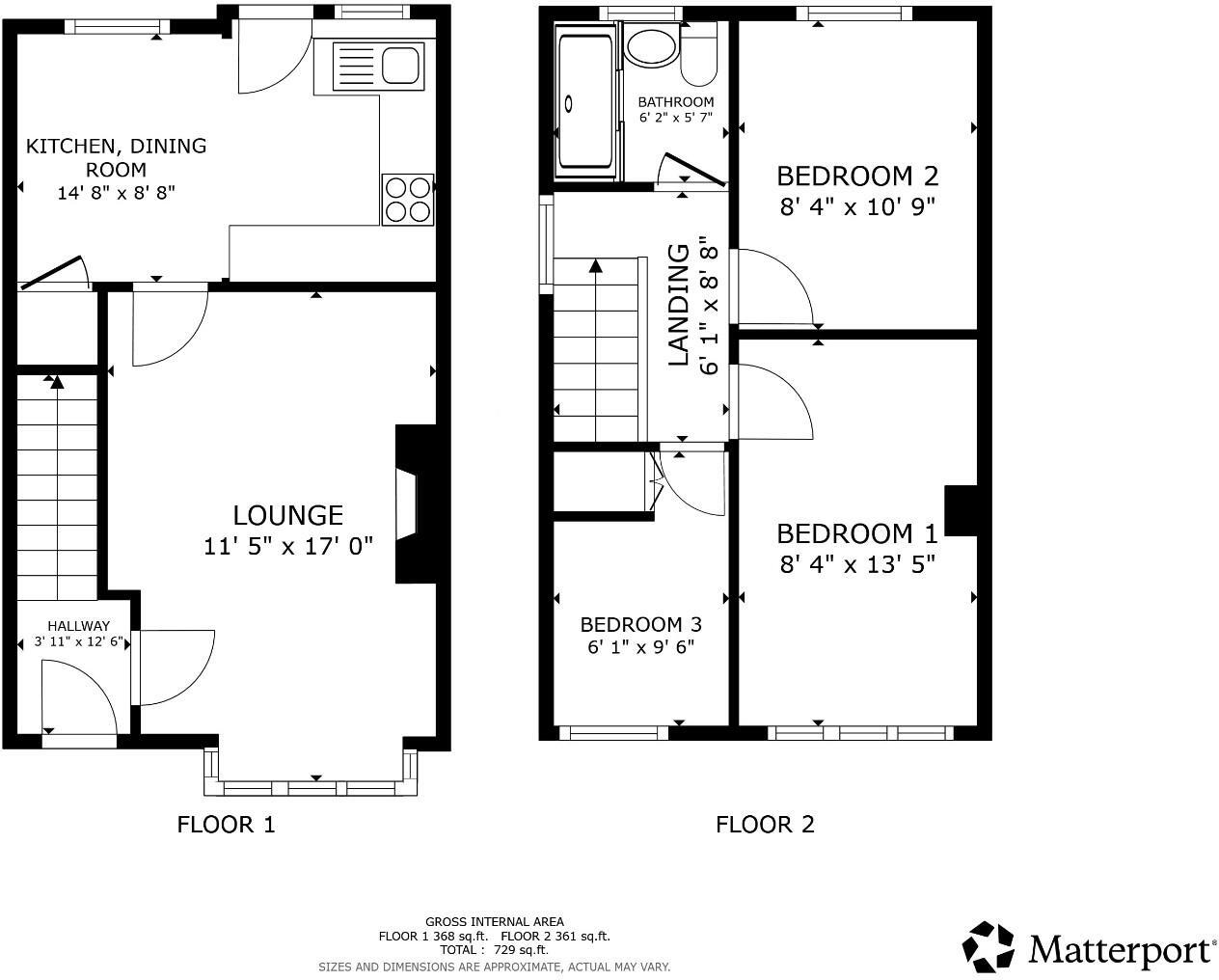 Bro Deg, Ruthin floorplan