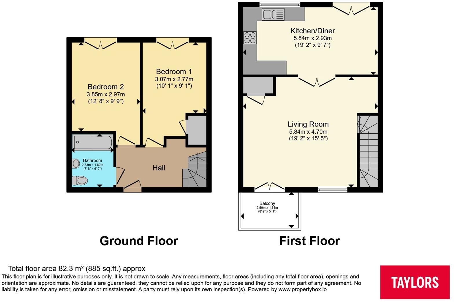 Tranchet Lane, Upton, Northampton, Northamptonshire, NN5 floorplan