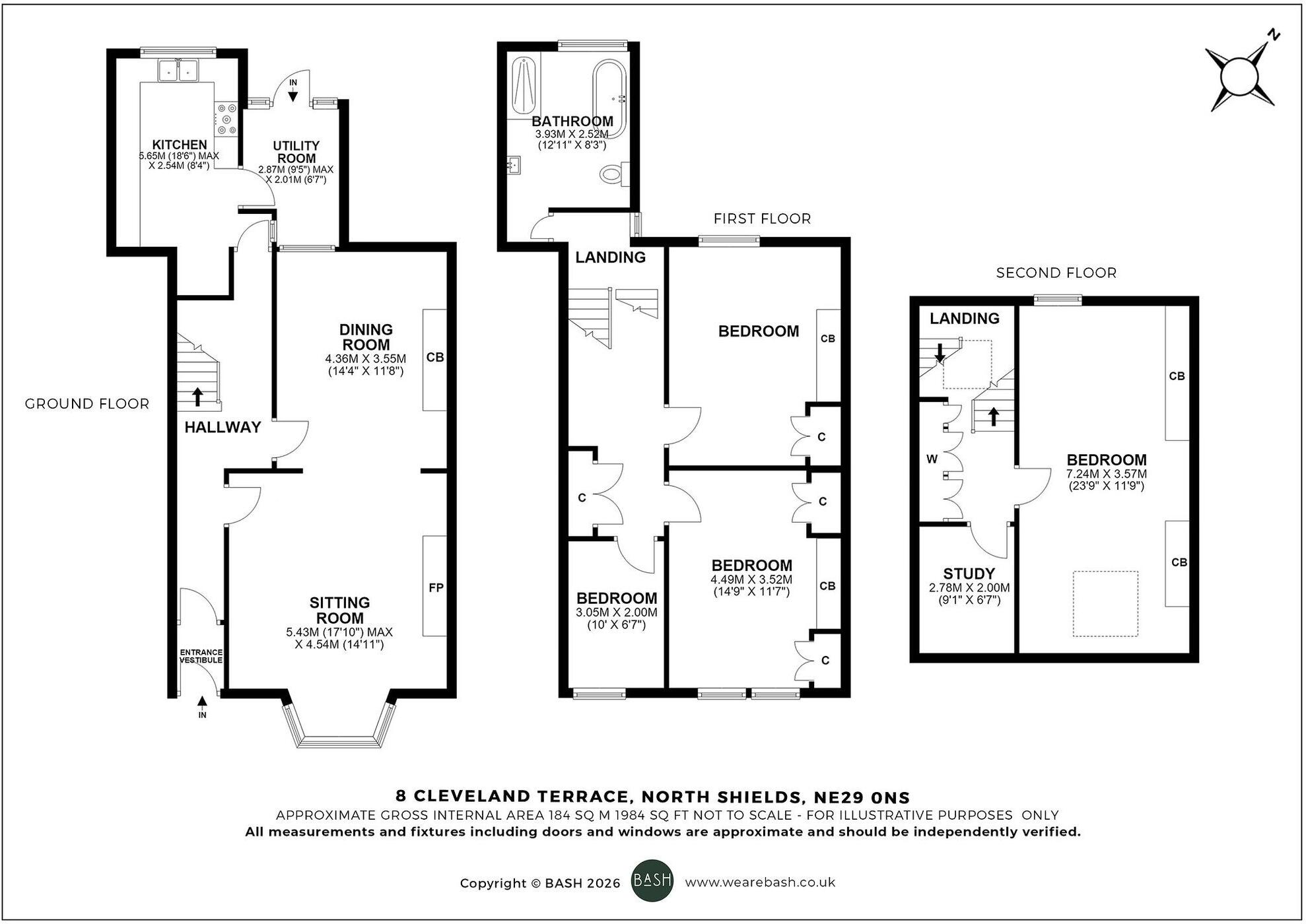 Cleveland Terrace, North Shields, NE29 floorplan