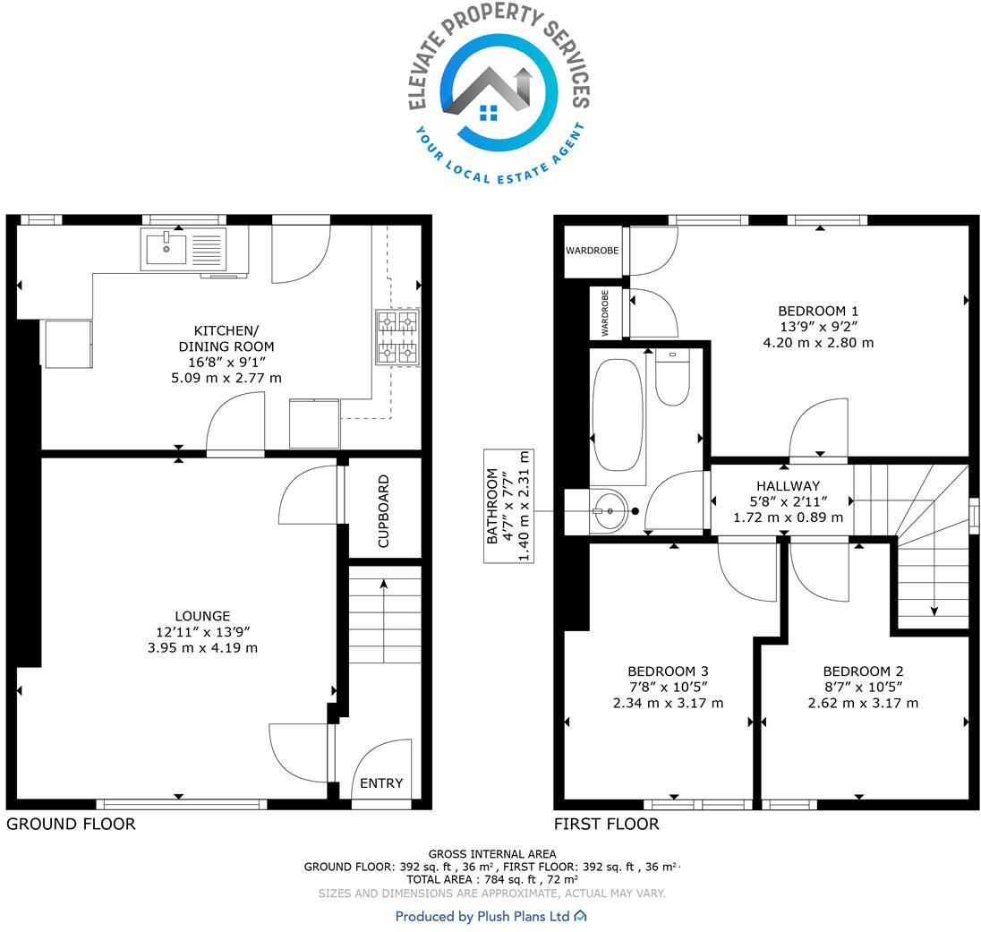 Clarence Street, Clydebank floorplan
