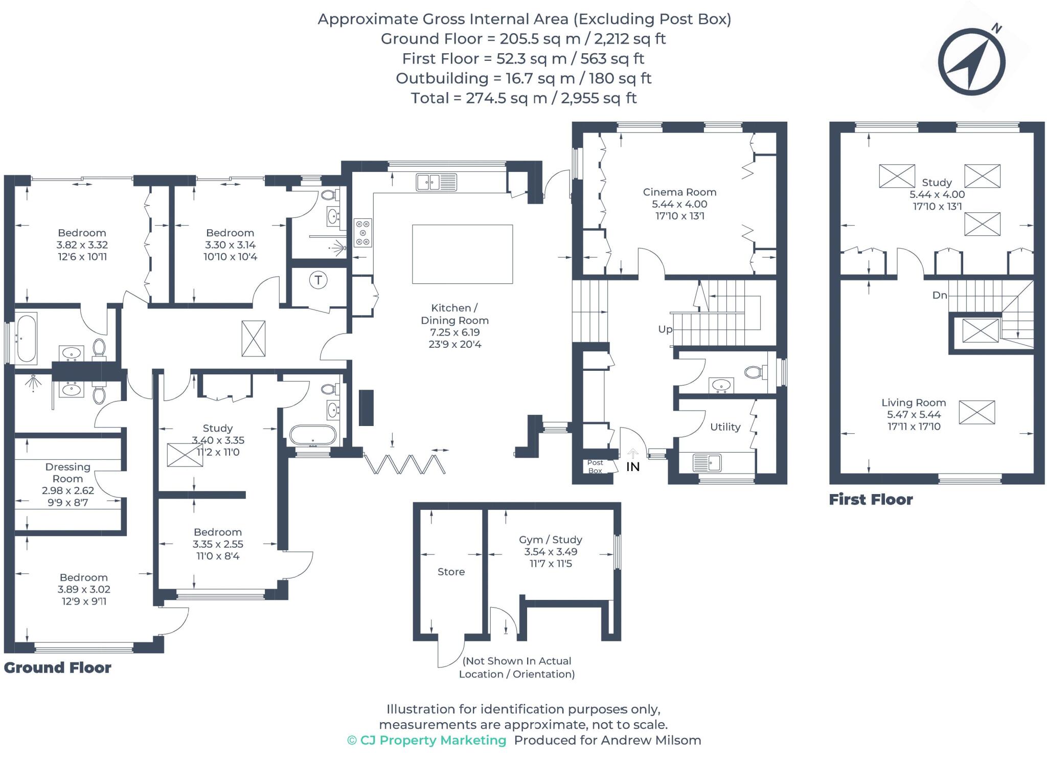 The village of Radnage floorplan