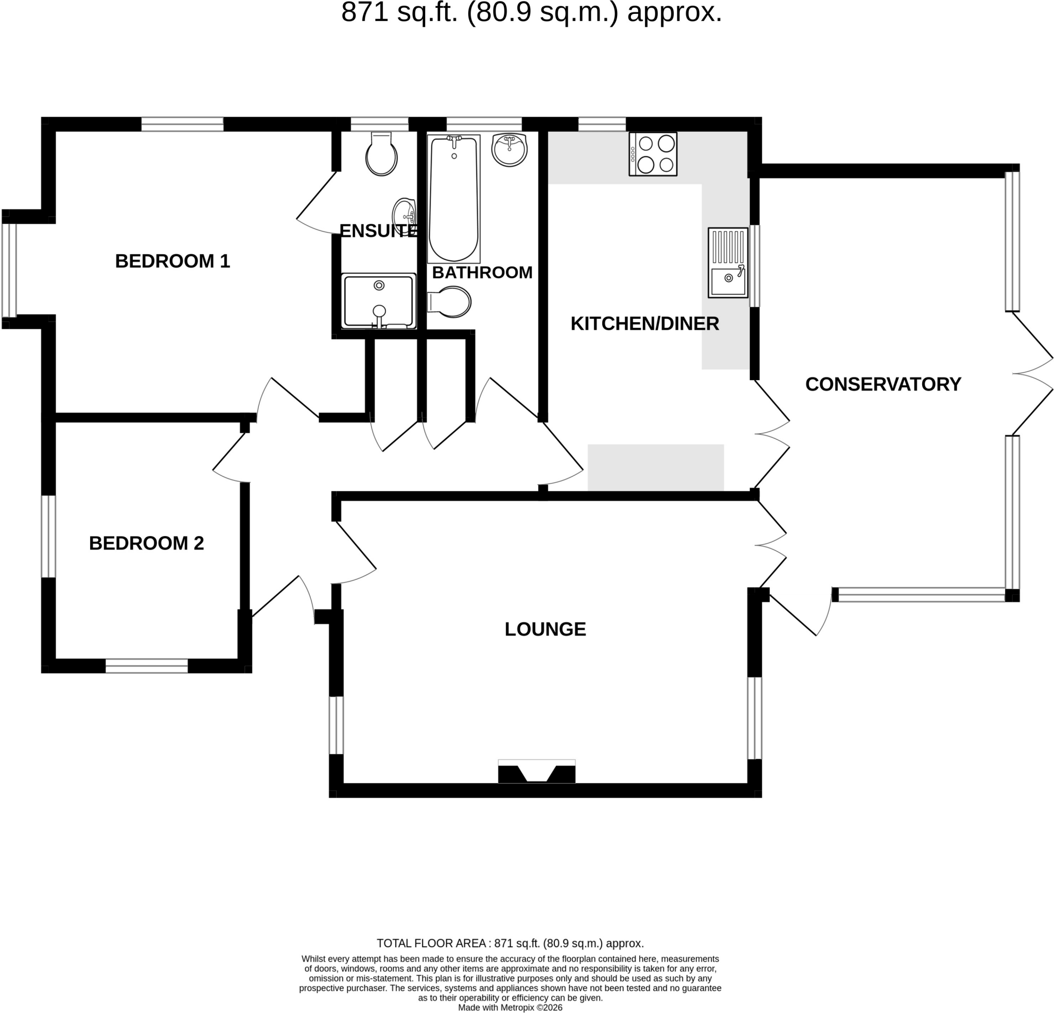 Green Lane, Tiptree floorplan
