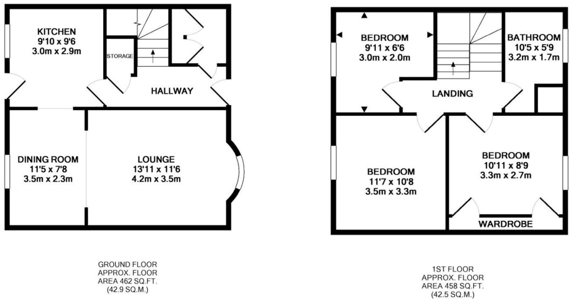 Britten Close, Nuneaton, CV11 floorplan