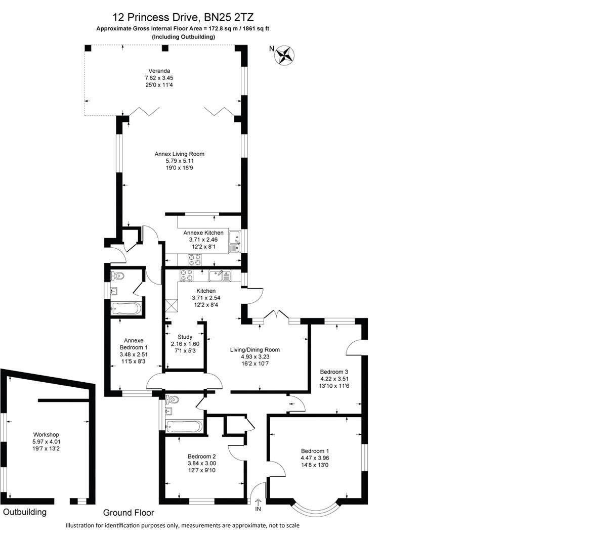 Princess Drive, Seaford floorplan