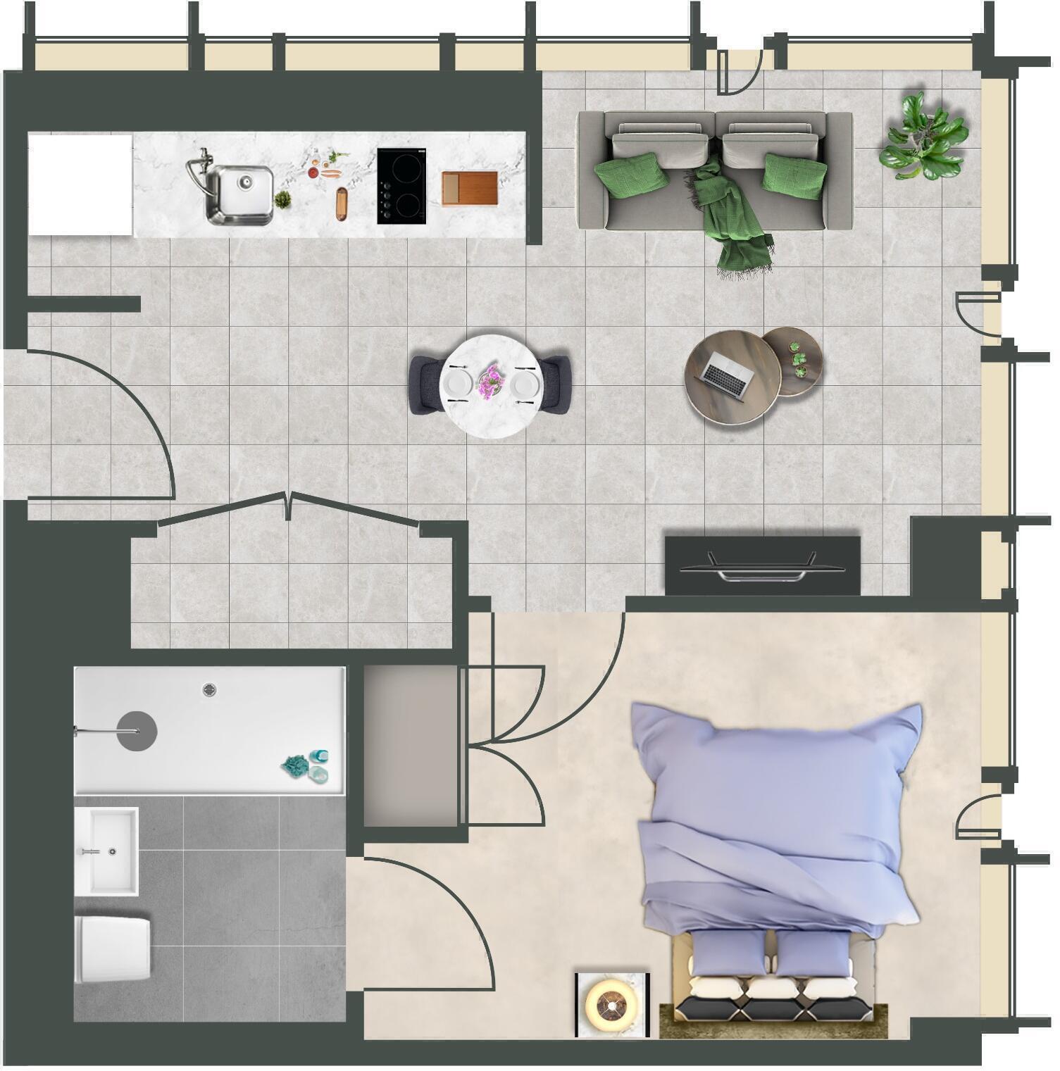 Mercian, Broad Street, Birmingham floorplan