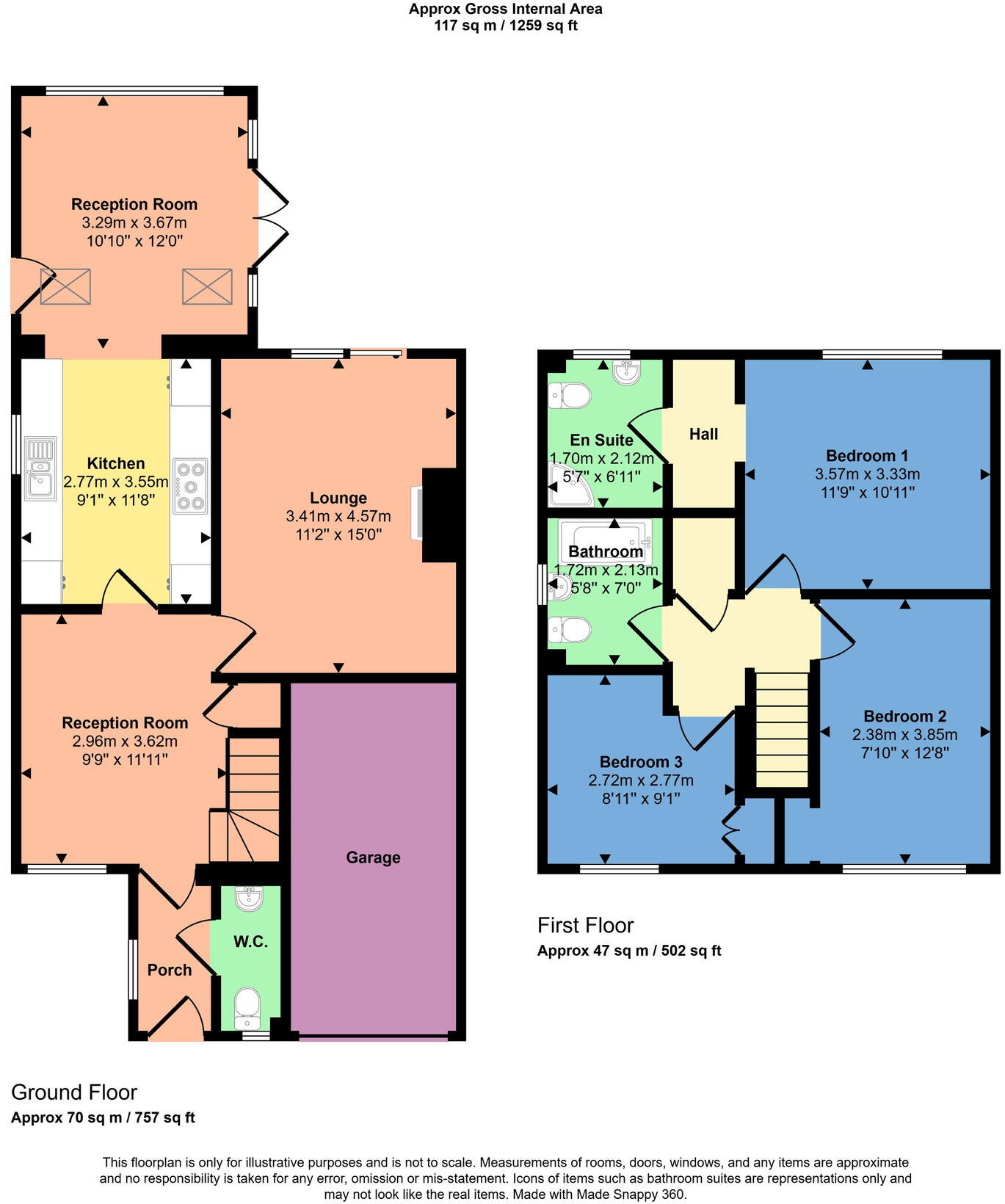 Hazelgrove, Seaton, Workington, CA14 1QU floorplan