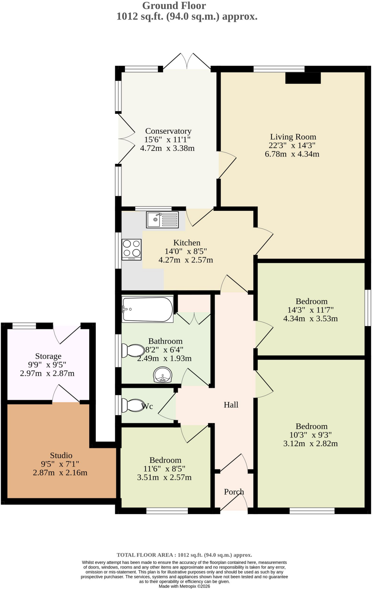 Bush Estate, Eccles-On-Sea floorplan