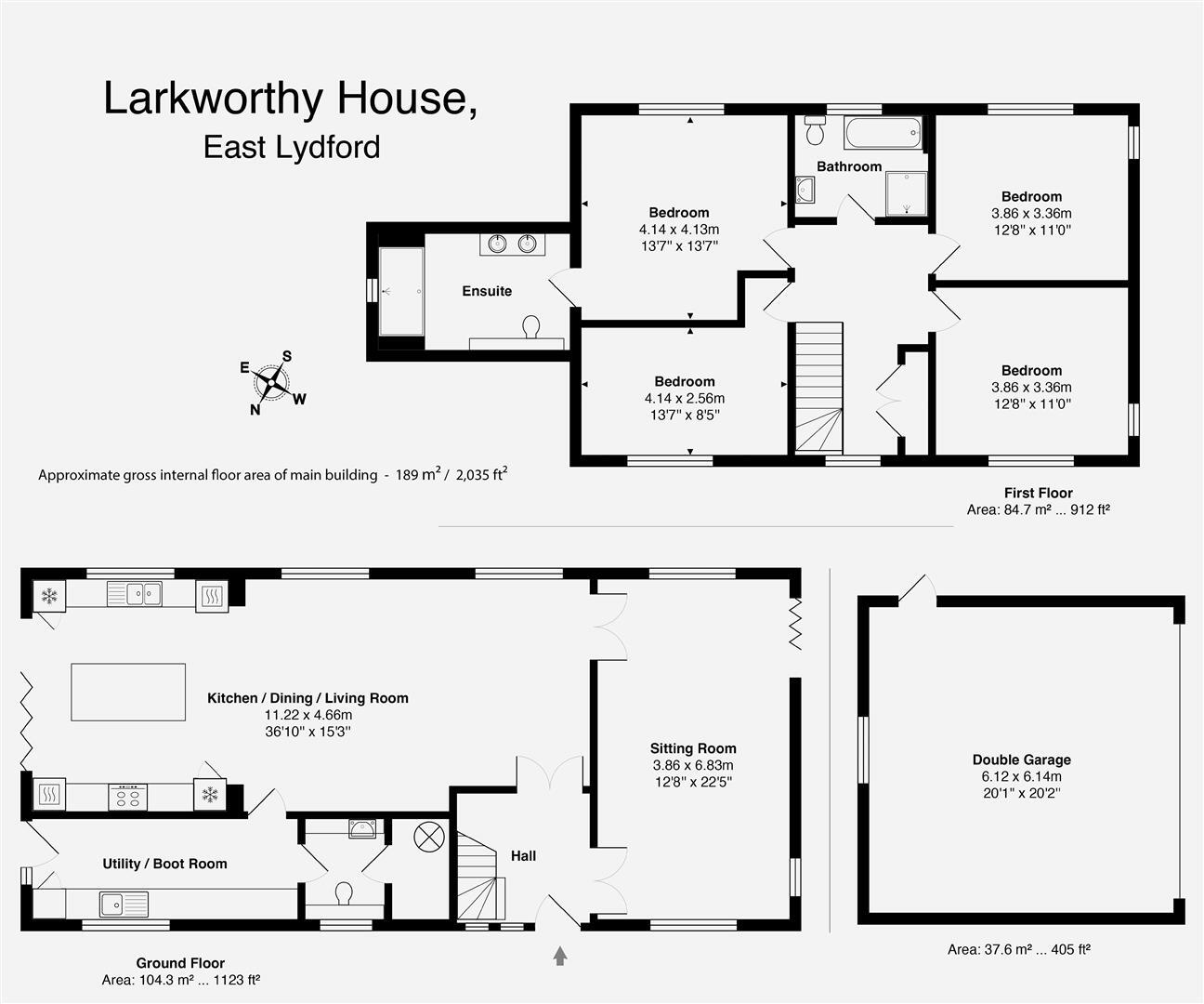 Exceptional new home in East Lydford floorplan