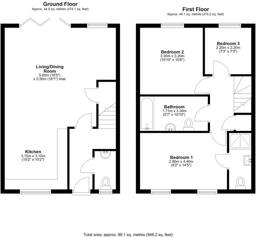 Longden Road, Shrewsbury floorplan
