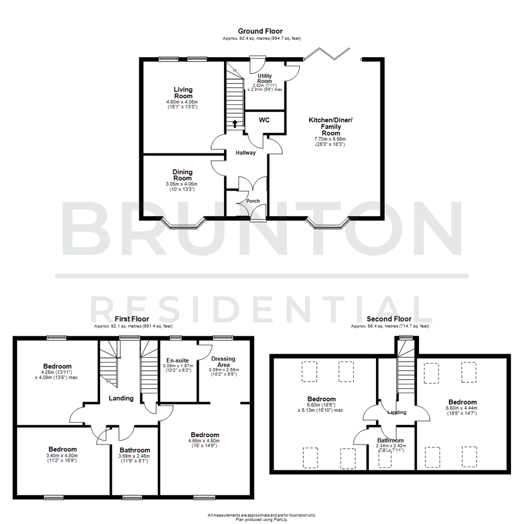 The Rosewood, Sycamore Place, Barrasford, Hexham, NE48 floorplan