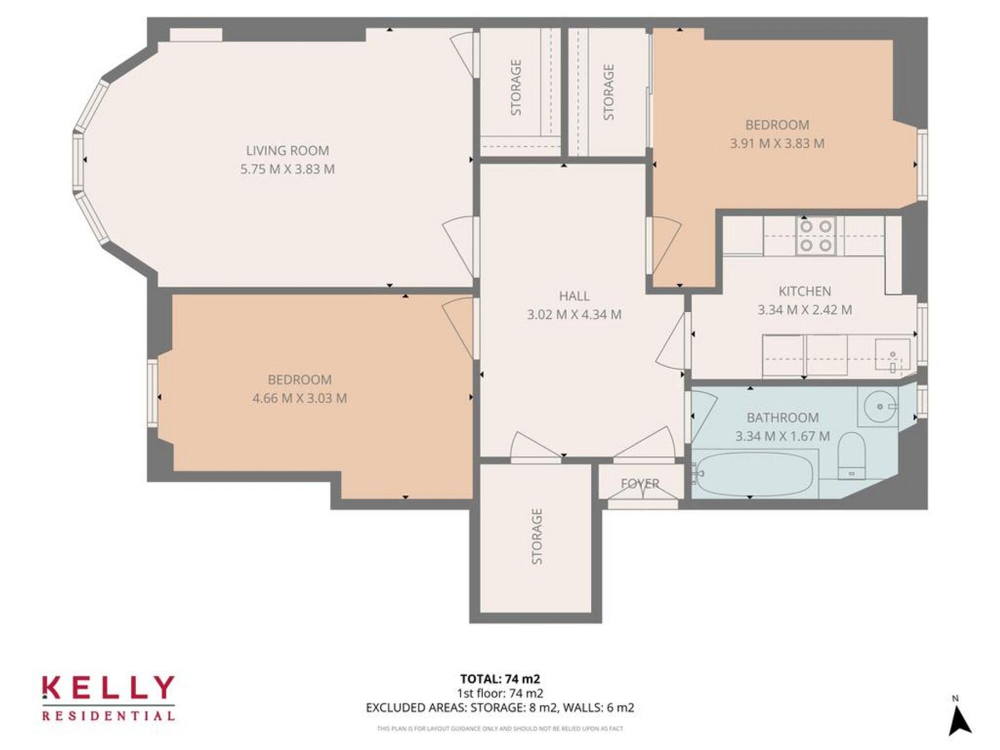 Whitehill Street, Glasgow, G31 floorplan