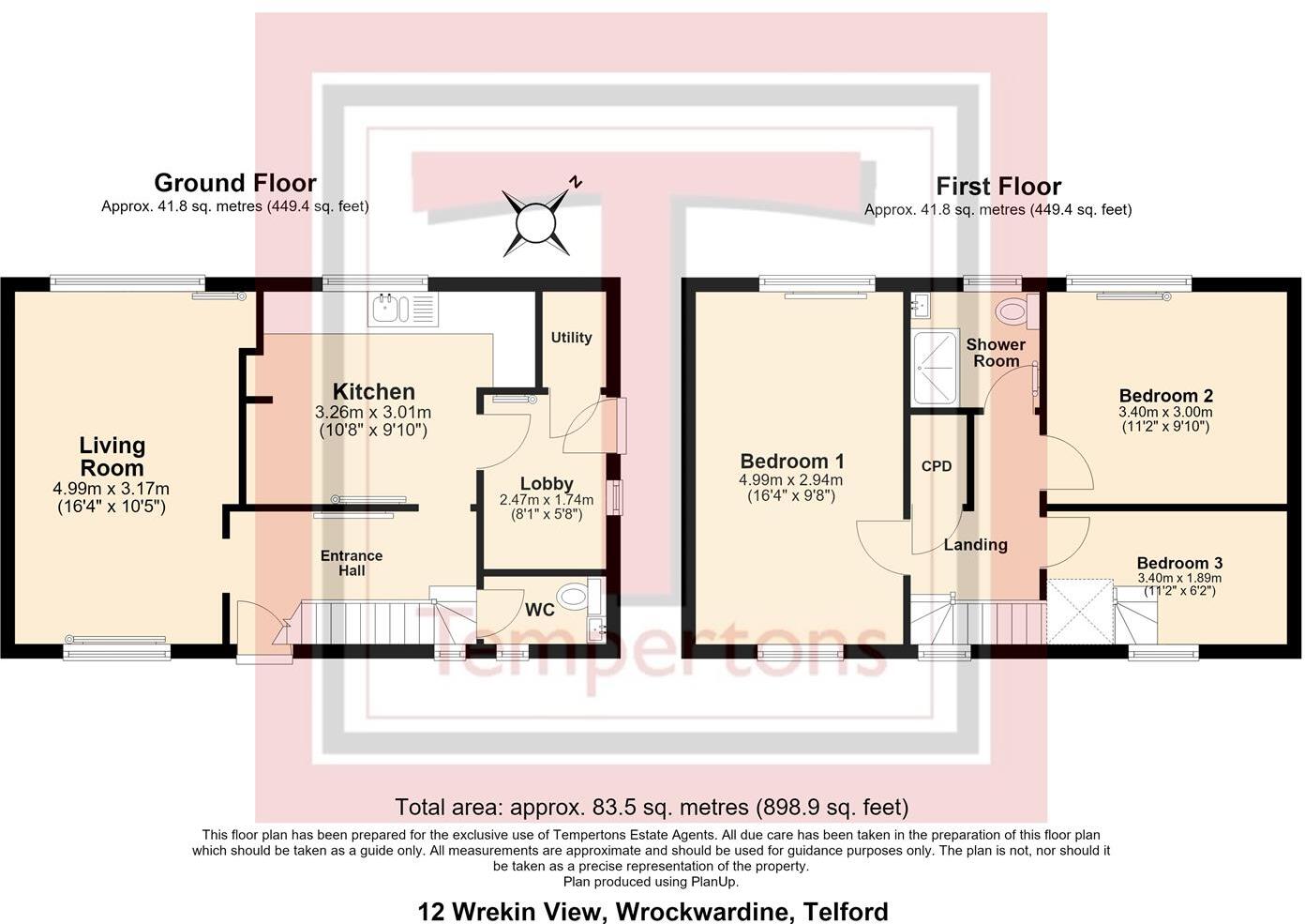 Wrekin View, Wrockwardine, Telford floorplan