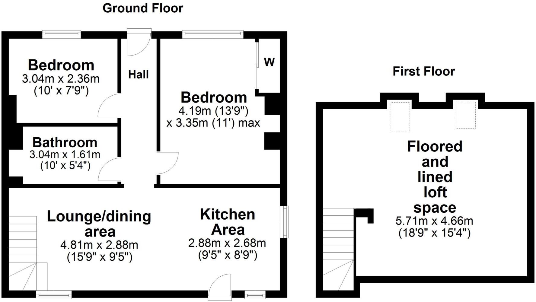 10 Waterloo Road, Prestwick, KA9 2AA floorplan