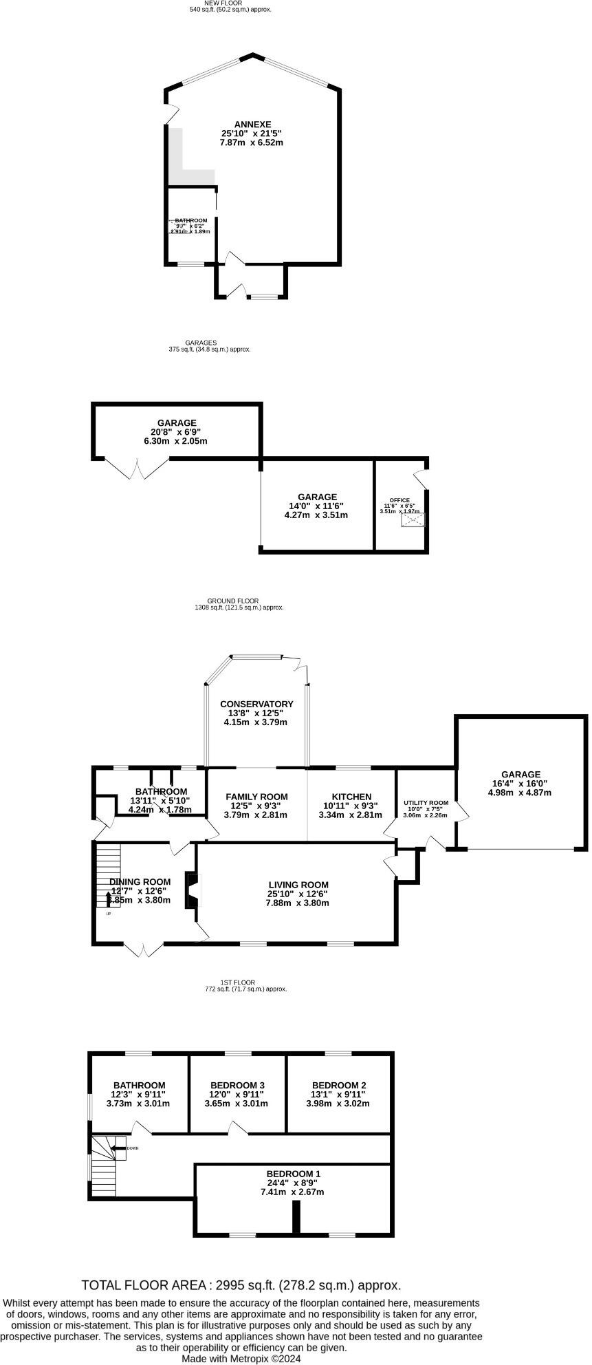 Magnolia Cottage, Stanks Lane, Upton-Upon-Severn, Worcester, Worcestershire, WR8 0QU floorplan