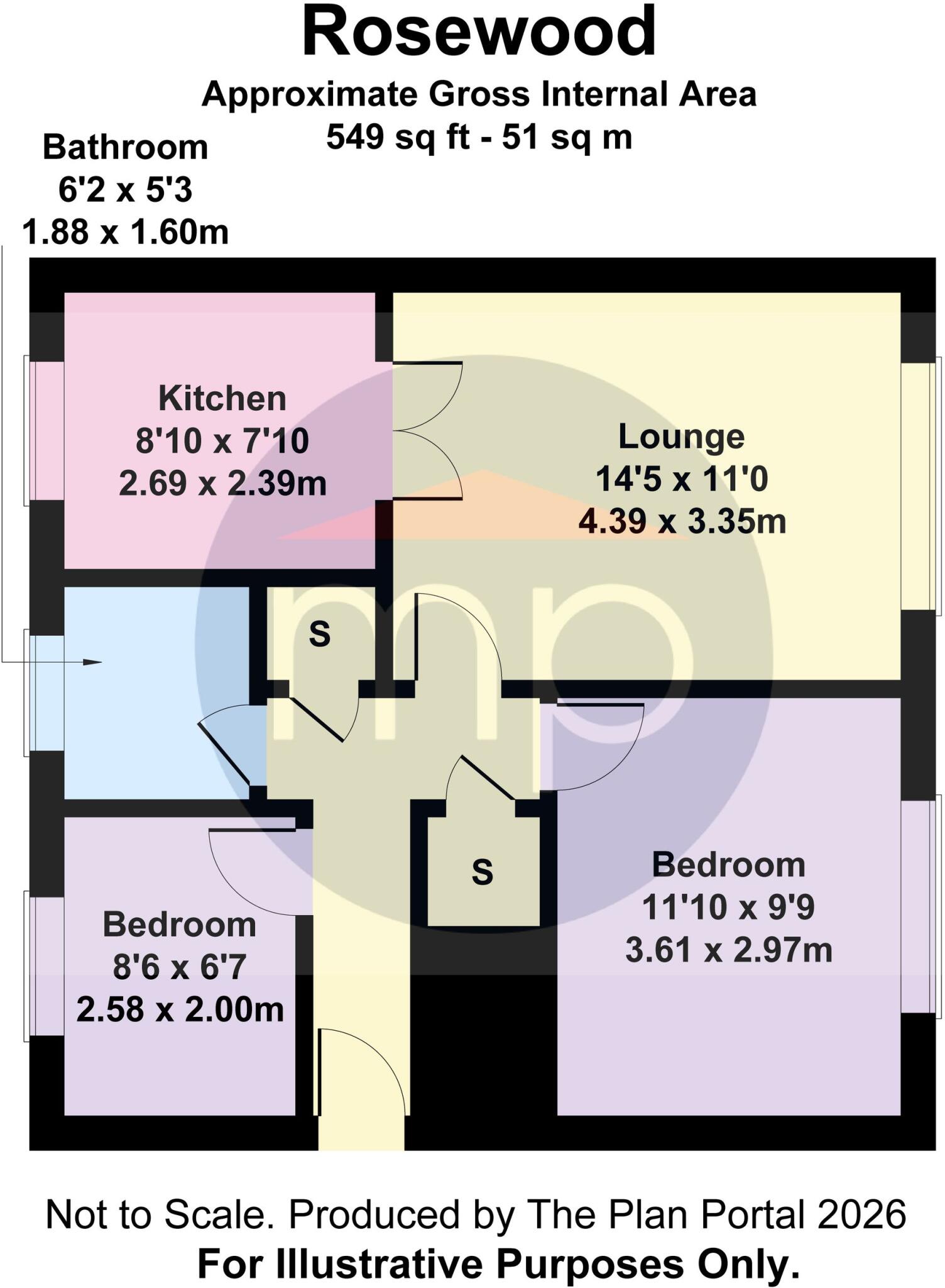 Rosewood Court, Marton-In-Cleveland, TS7 floorplan