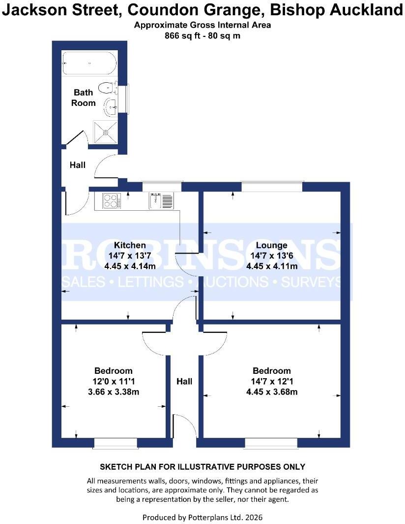 Jackson Street, Coundon Grange, Bishop Auckland floorplan