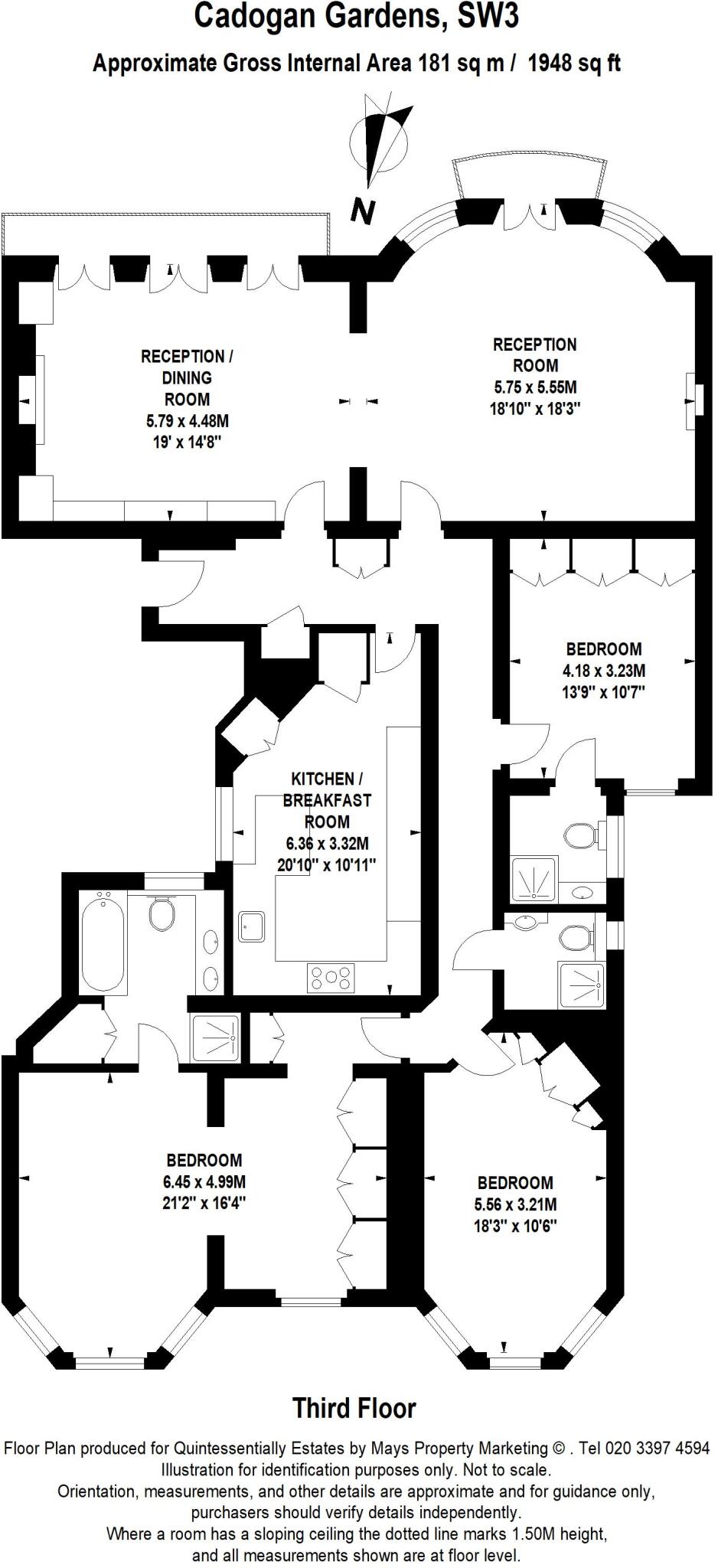 Cadogan Gardens, Chelsea, London, SW3 floorplan