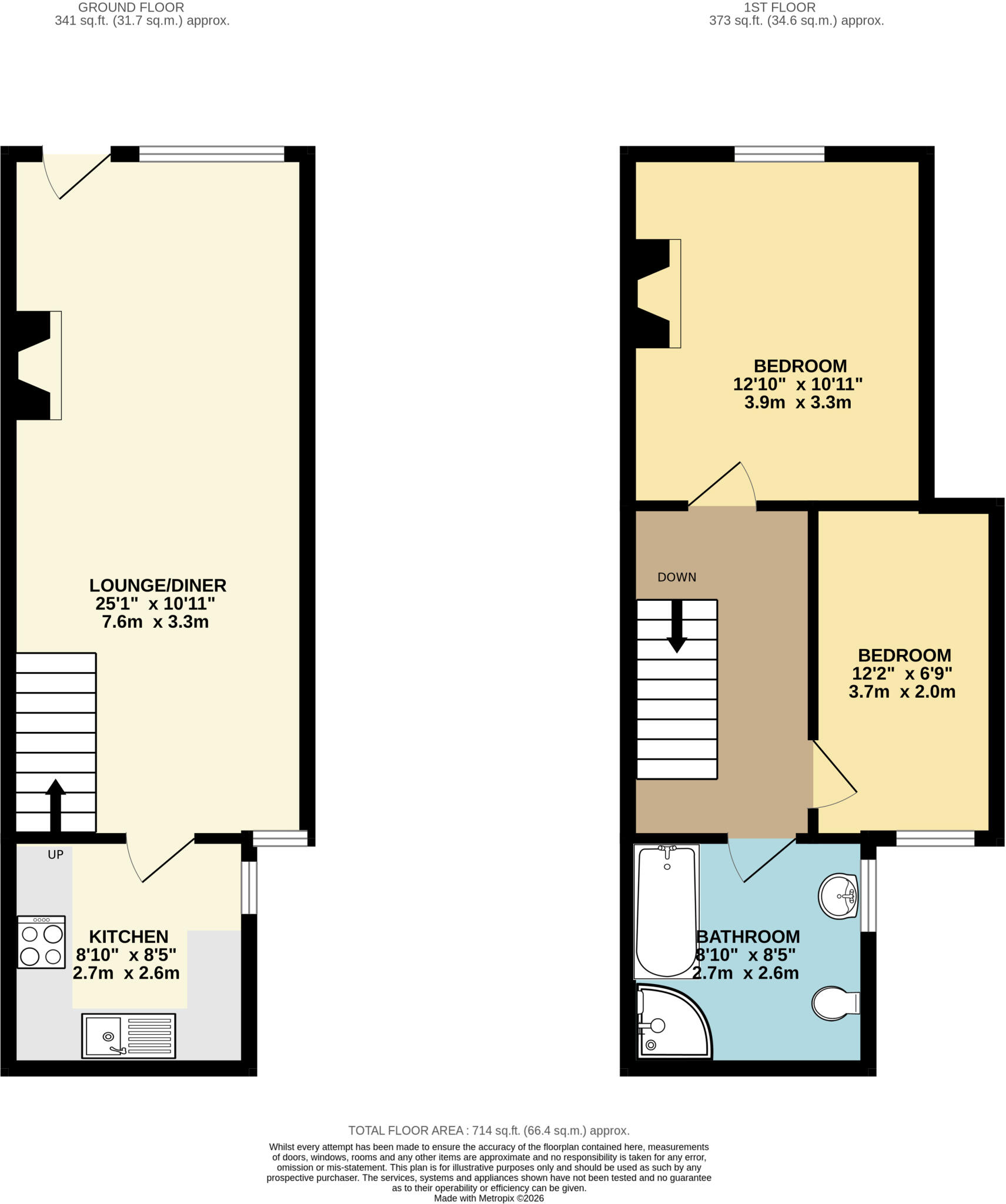 Jetty Street, Cromer, Norfolk floorplan