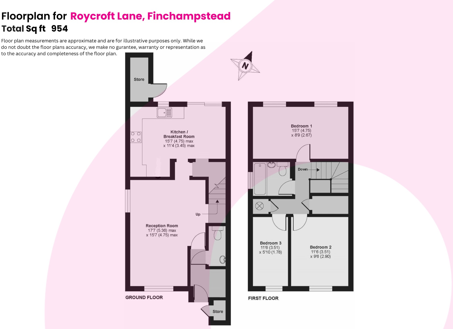 Roycroft Lane, Wokingham, RG40 floorplan