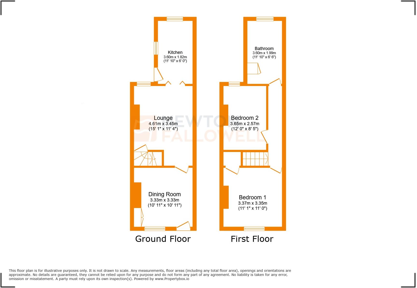 Rawson Street, Enderby, LE19 floorplan
