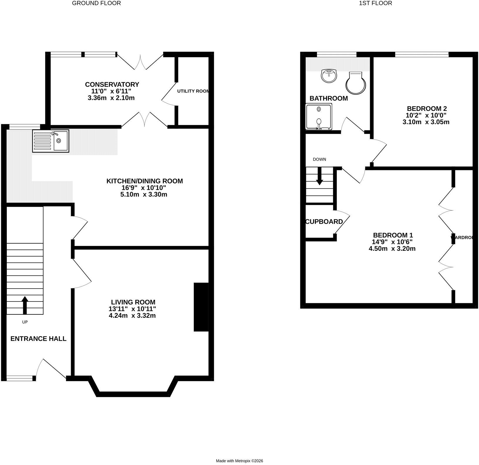 Brooklands Road, Exmouth, Devon floorplan
