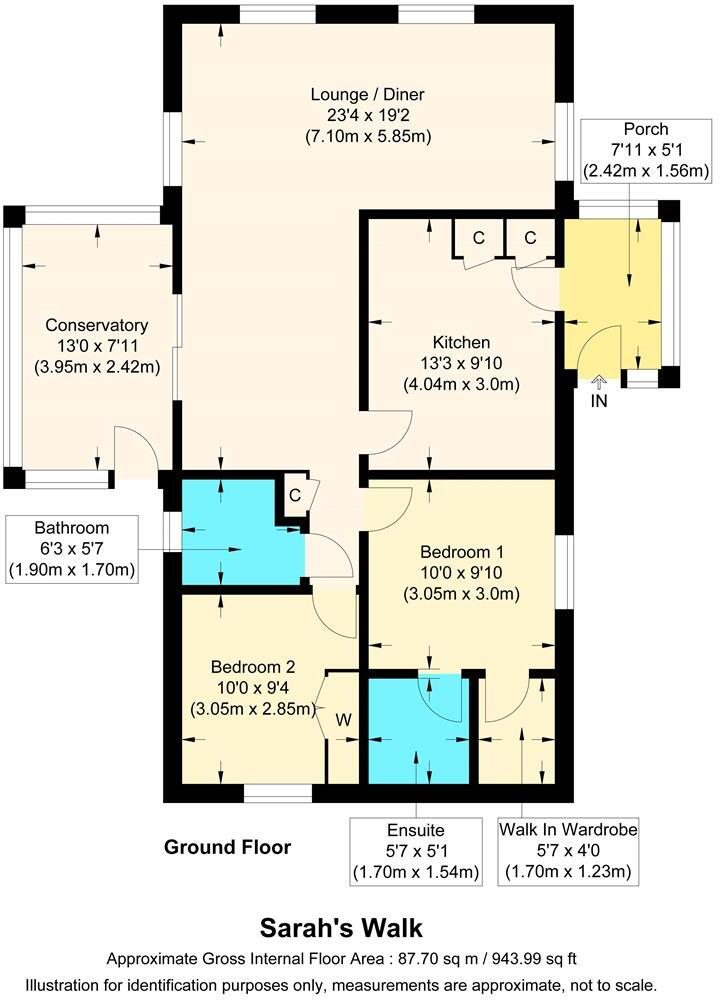 Parklands Mobile Homes, Scunthorpe floorplan