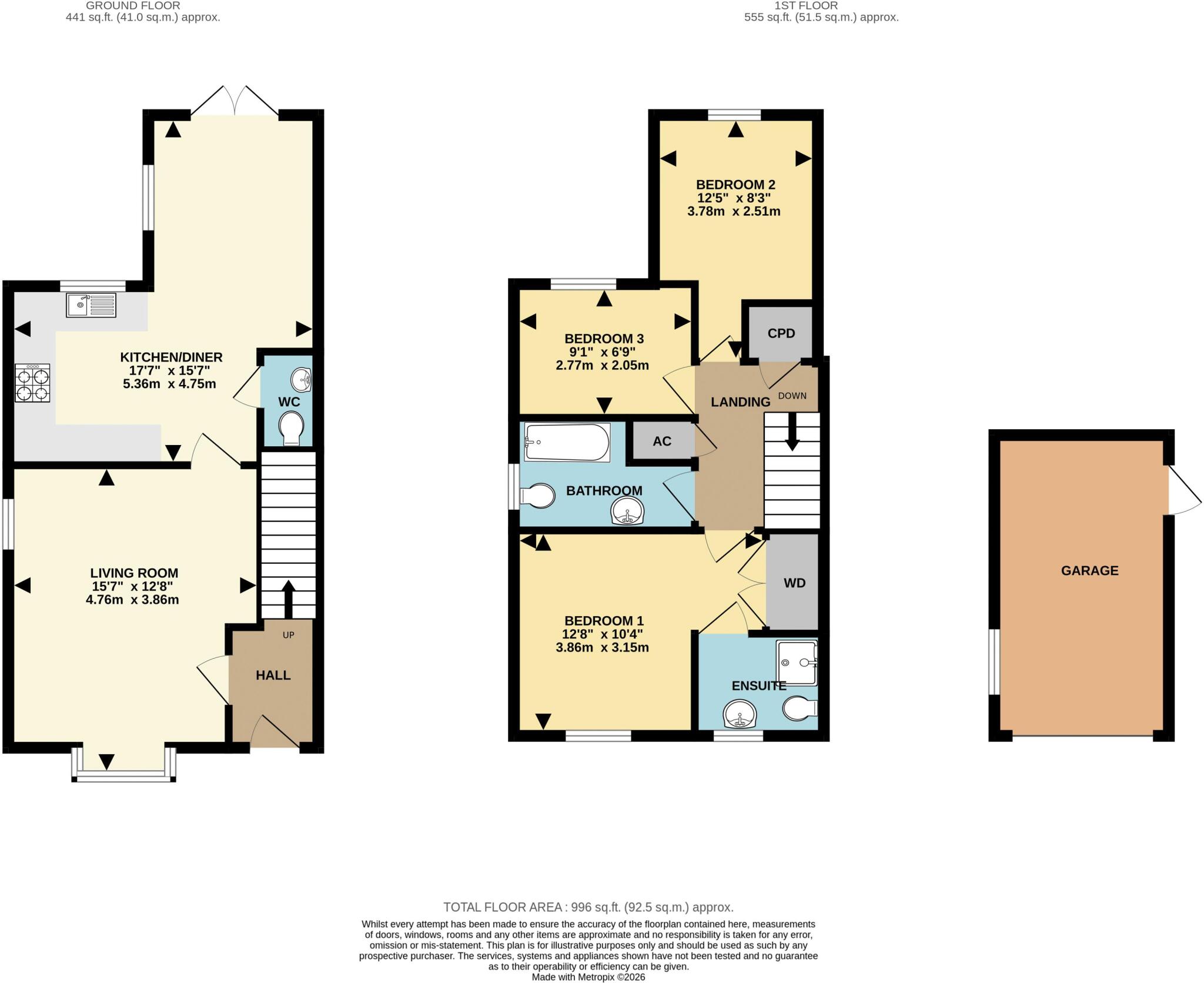 Baker Drive, Nettleham, Lincoln floorplan