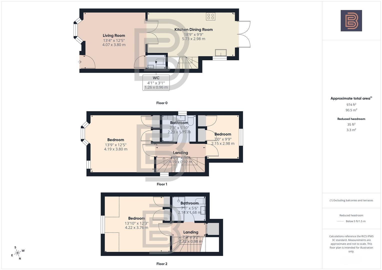 Paradise Street, Rugby floorplan