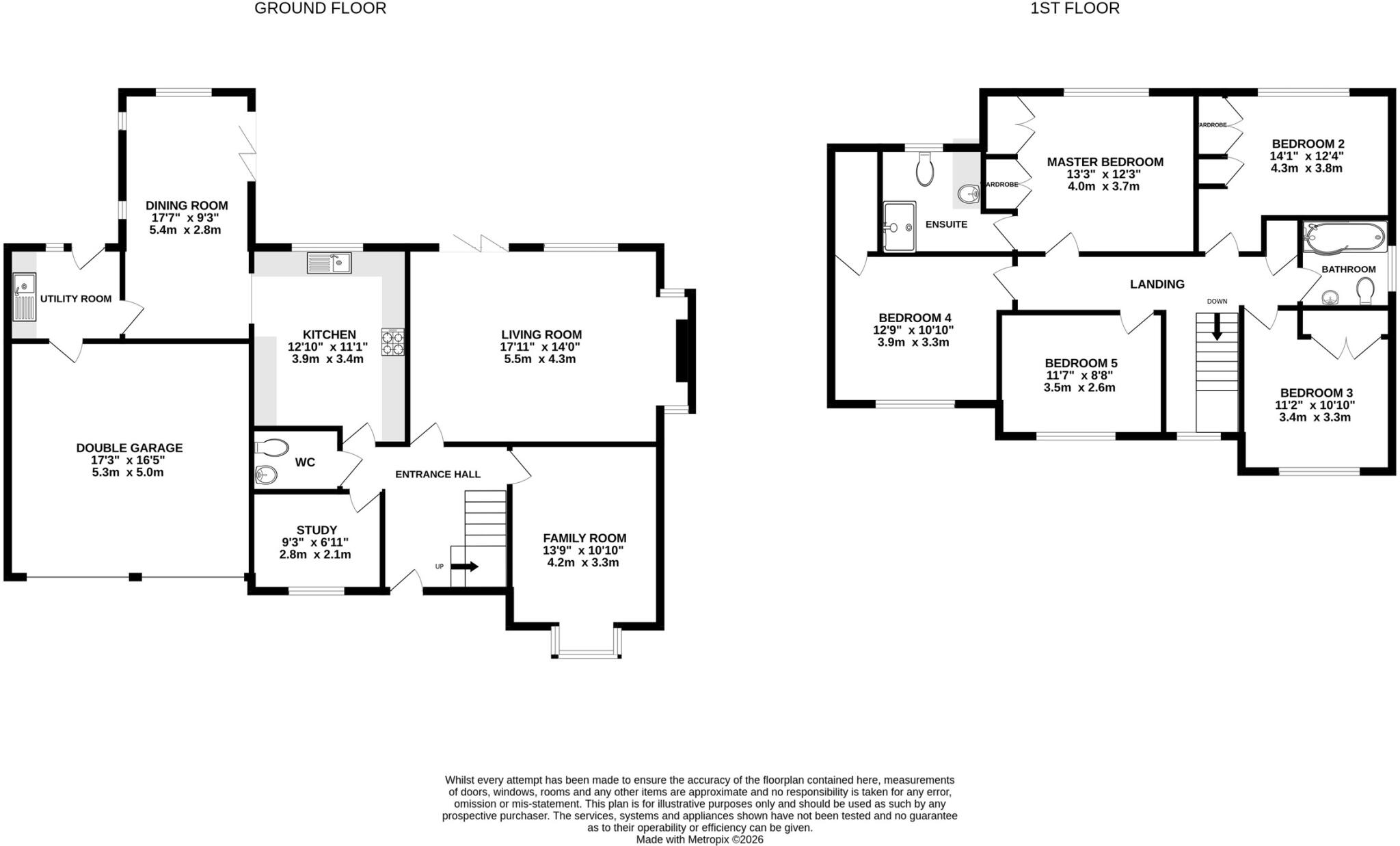Poplar Avenue, Wyre Piddle, Pershore, Worcestershire. floorplan