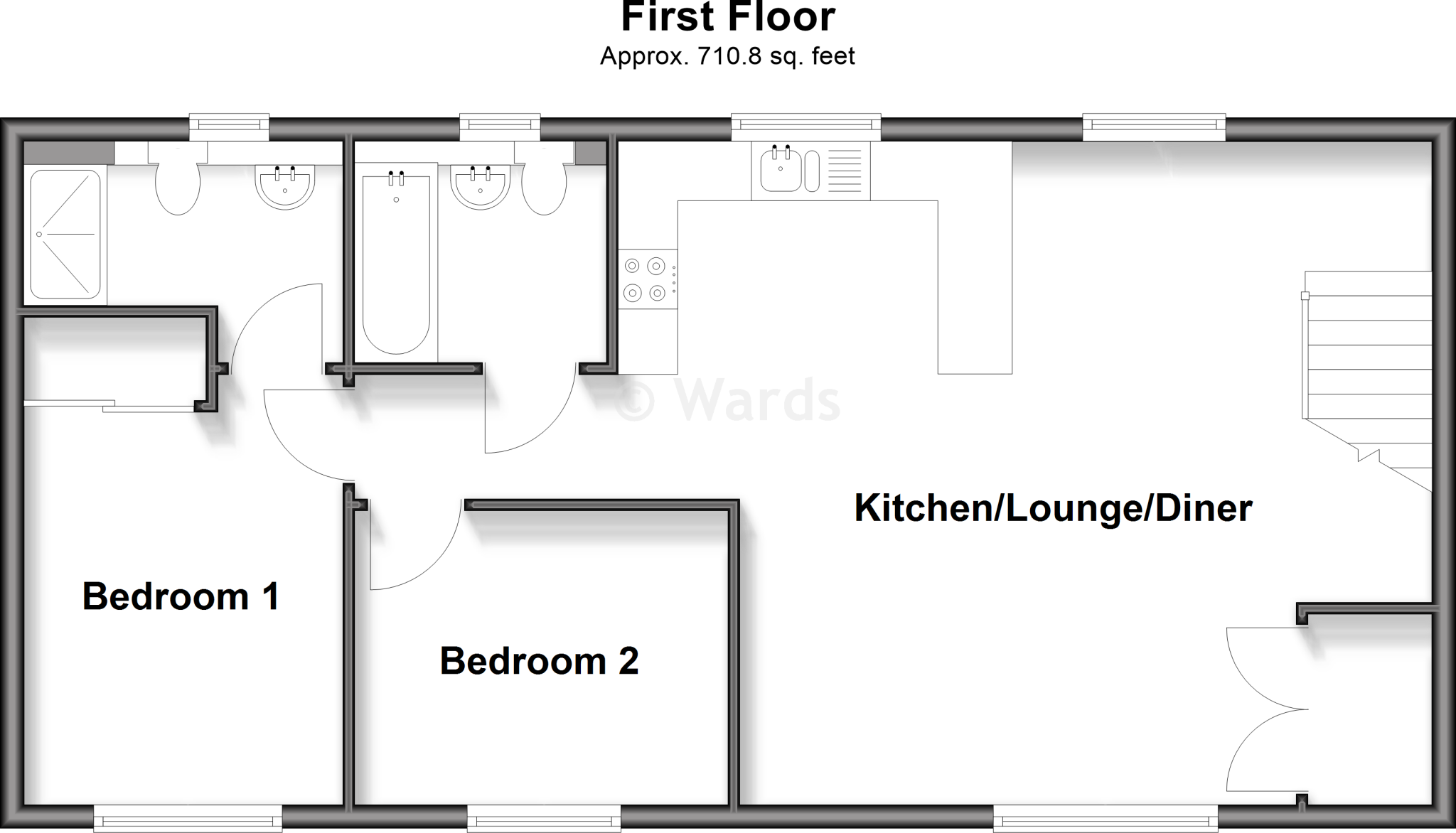 Clarence Way, Kings Hill, West Malling, Kent floorplan