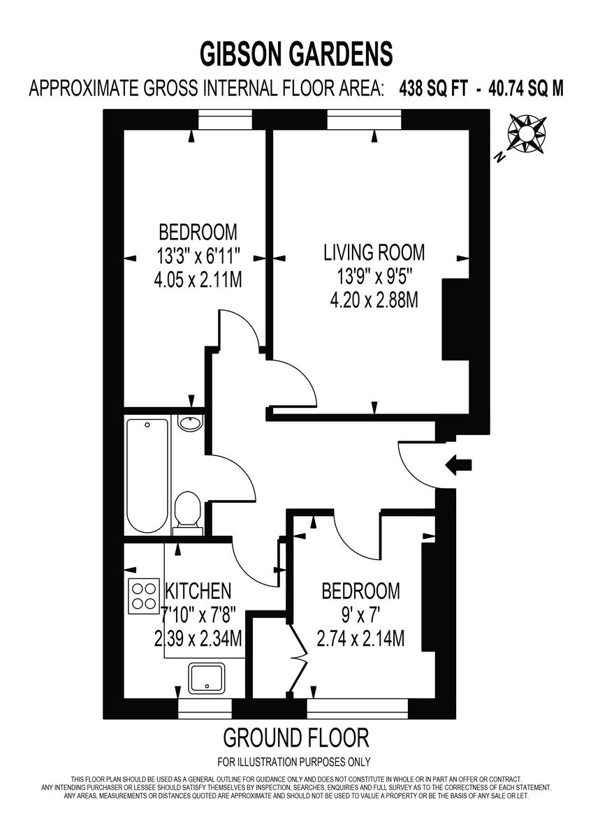 Gibson Gardens, LONDON floorplan
