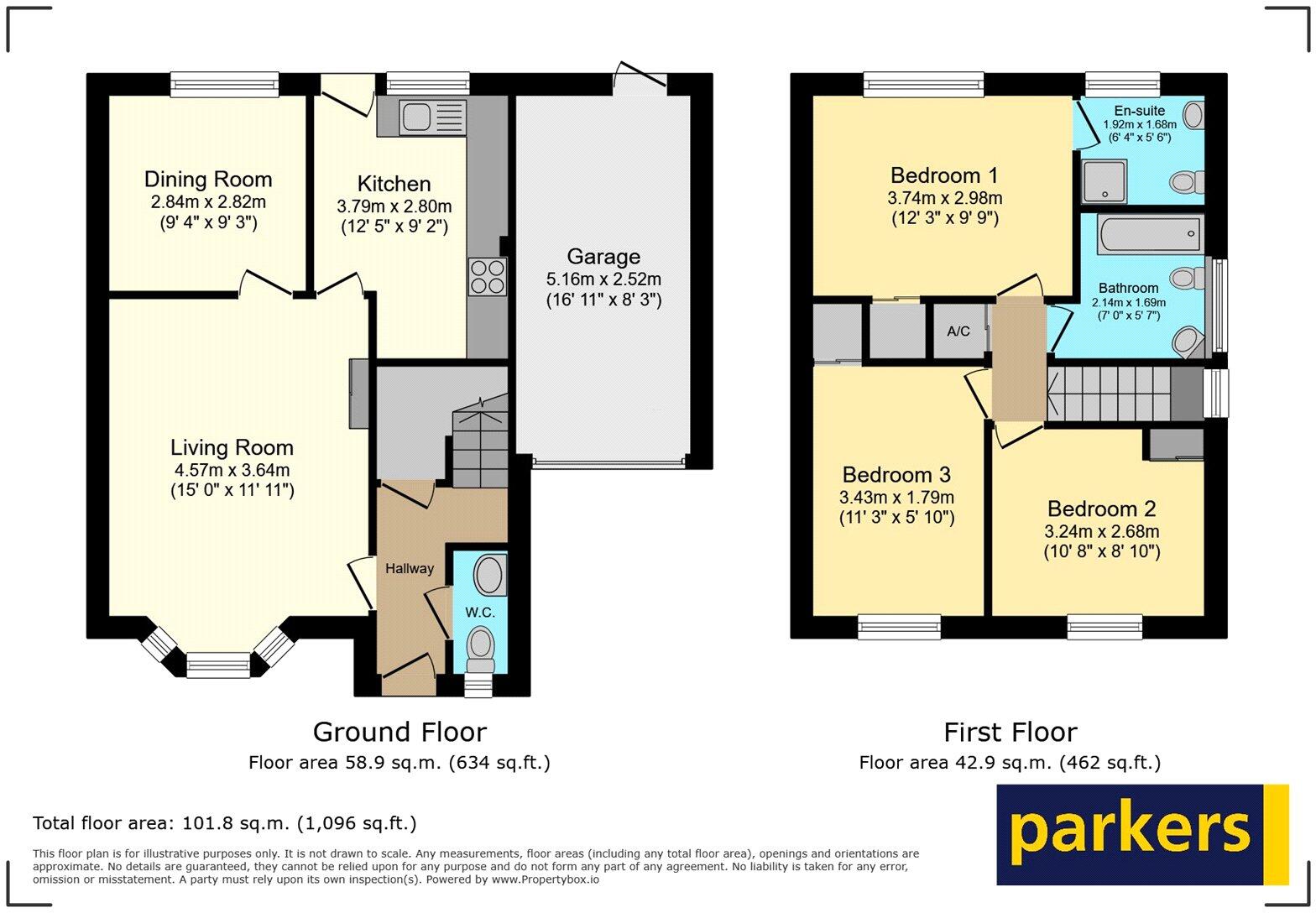 Cassia Drive, Earley, Reading, Berkshire, RG6 floorplan