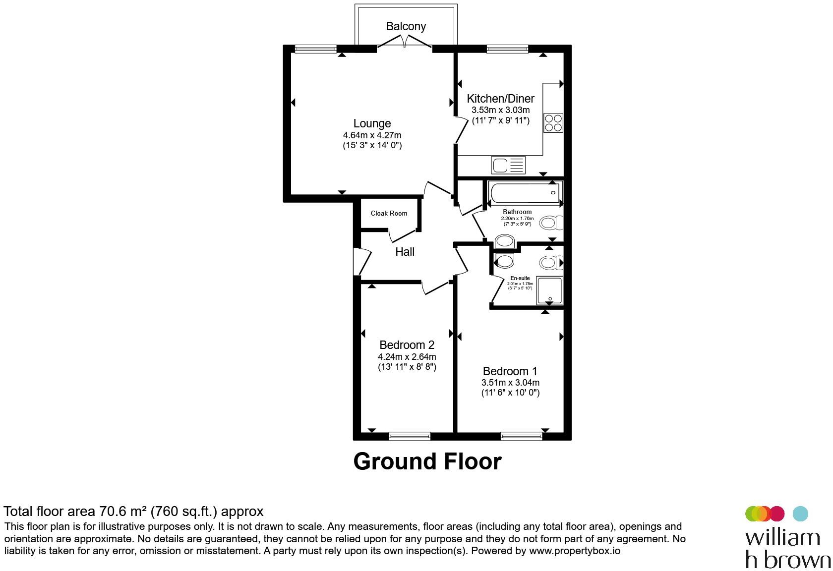 Archdale Close, Chesterfield floorplan