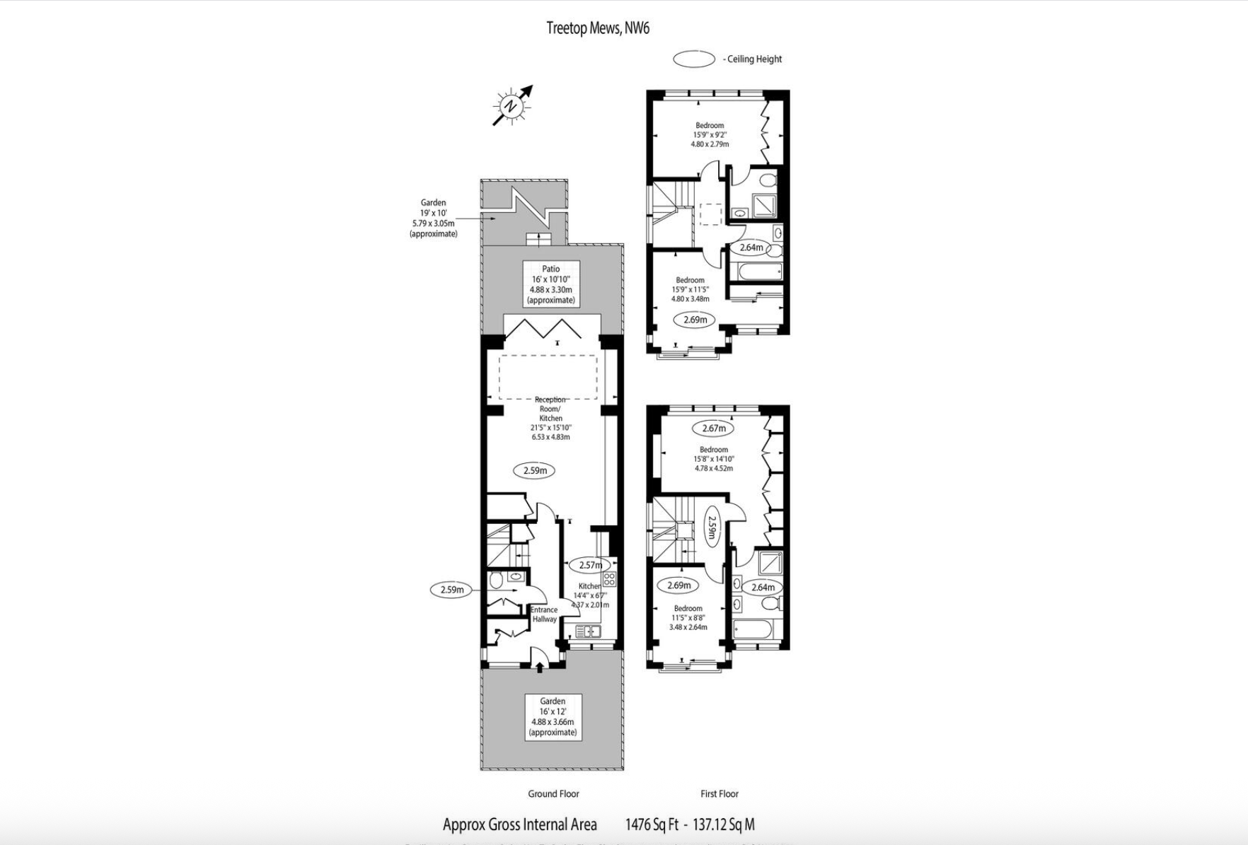 Treetop Mews, London, NW6 floorplan