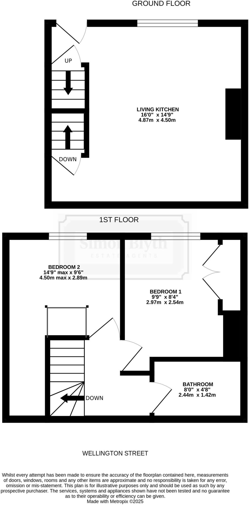Wellington Street, Huddersfield, HD3 floorplan
