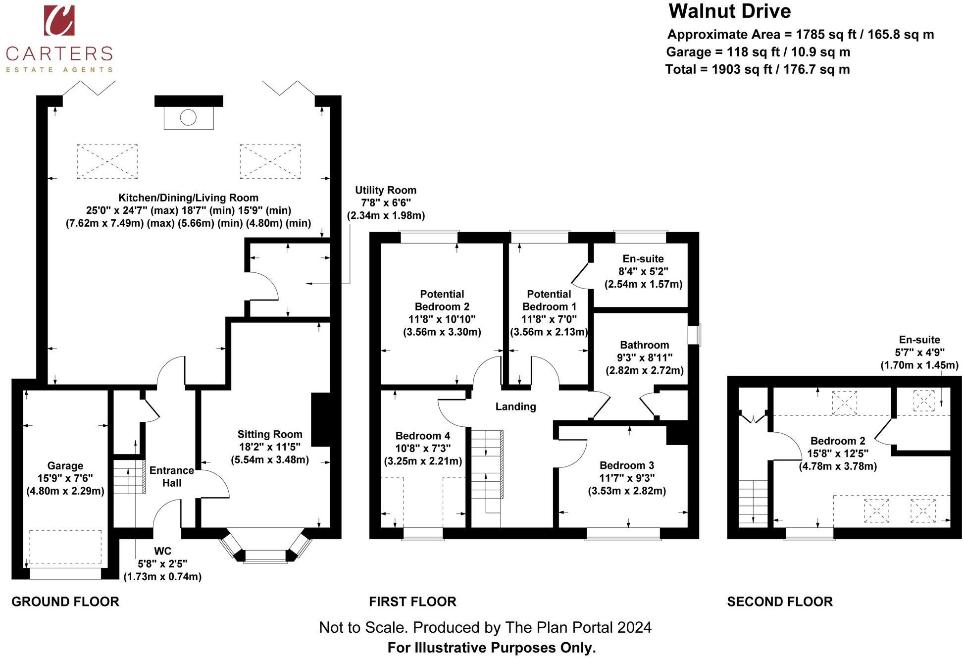 Walnut Drive, Mancetter, CV9 floorplan