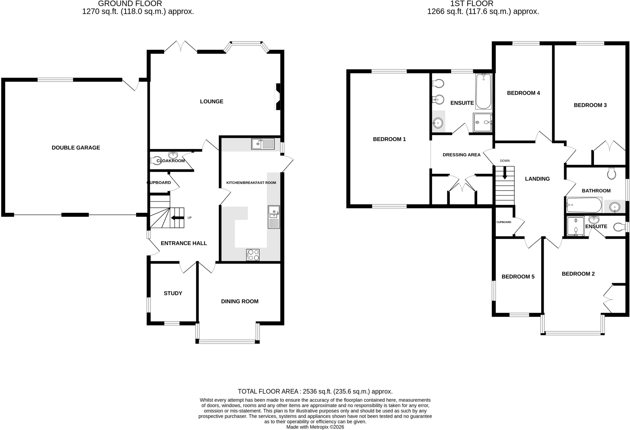 Maldon Road, Tiptree floorplan