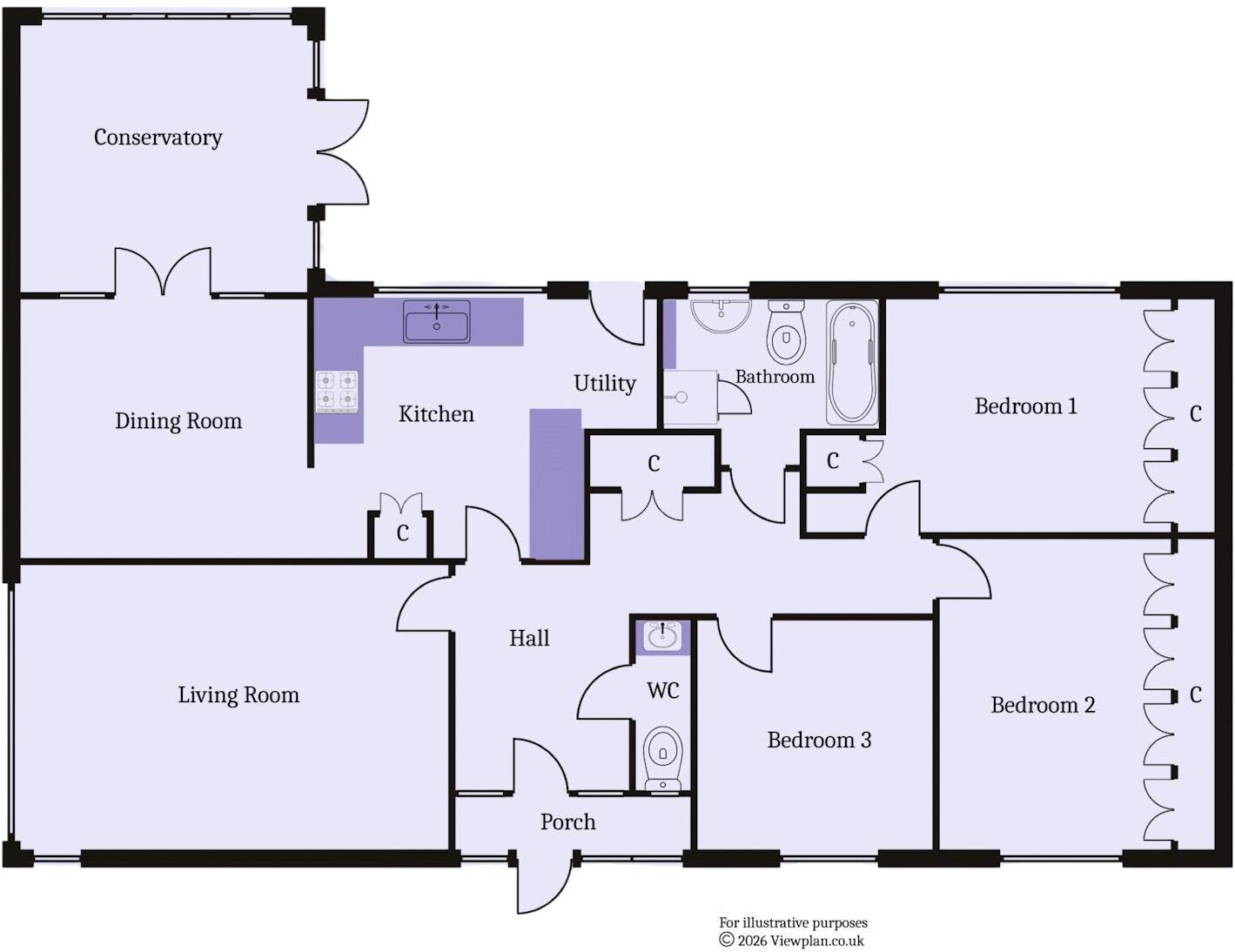 Minehead Avenue, Sully floorplan