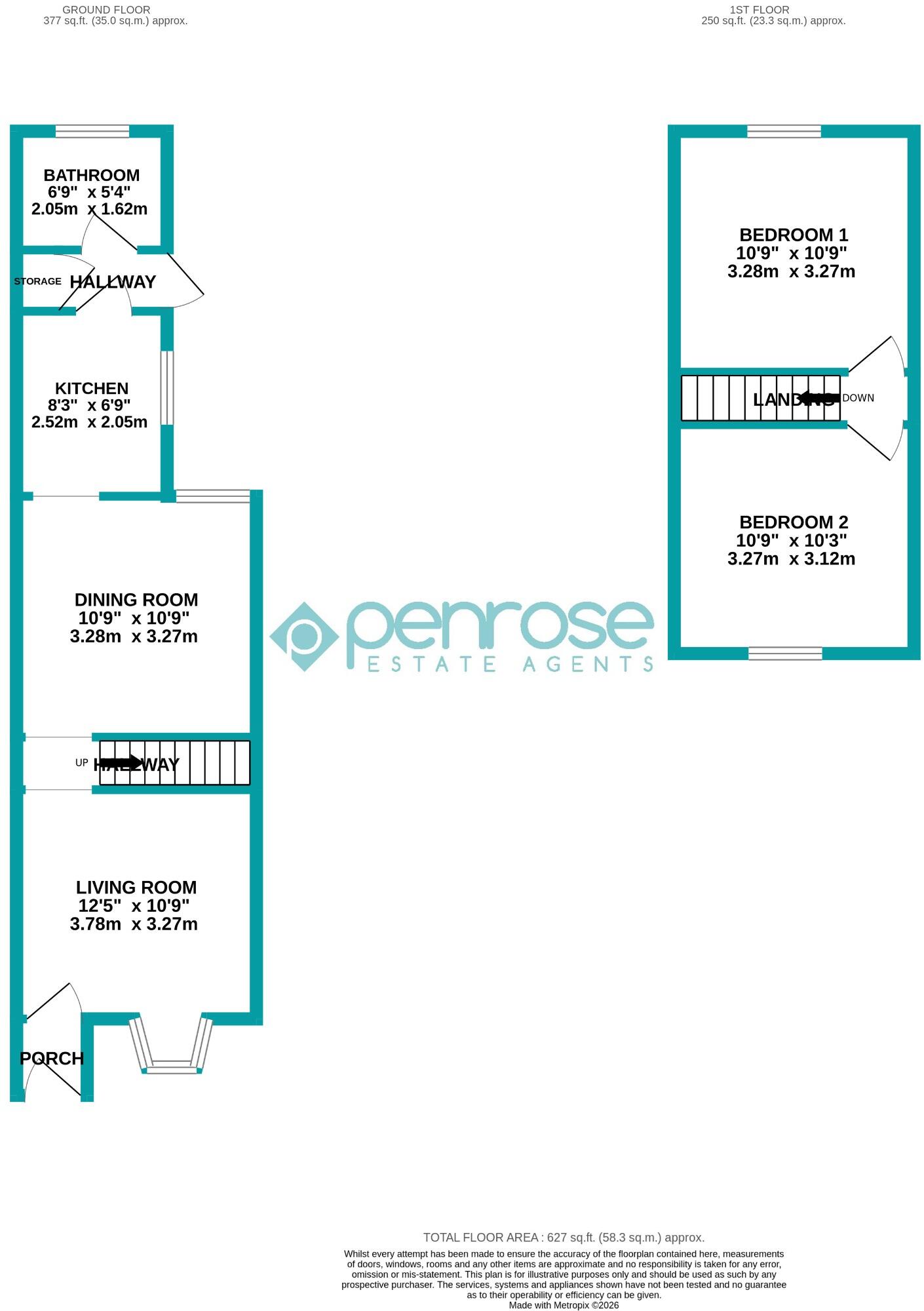Turners Road South, Luton, Bedfordshire, LU2 0TG floorplan