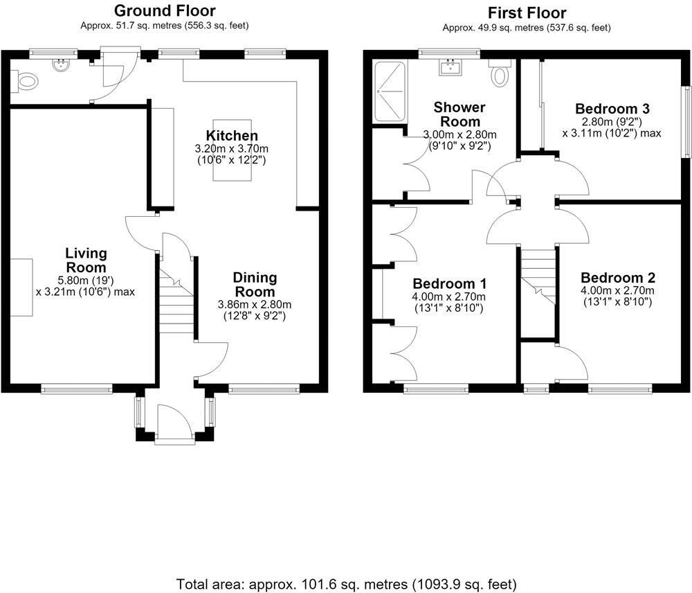 Pontesbury Hill, Pontesbury, Shrewsbury floorplan