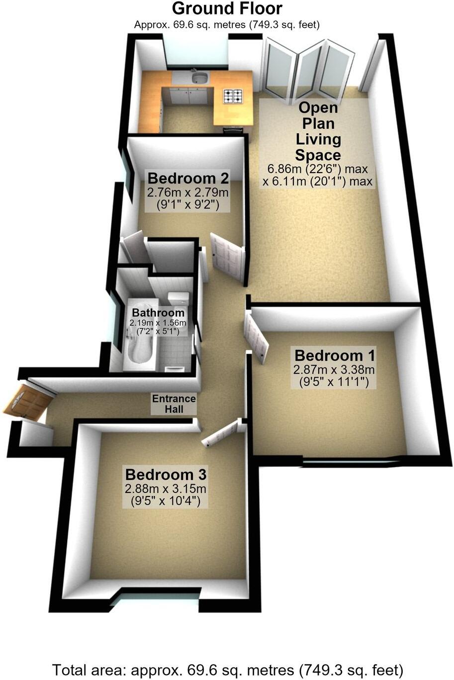James Road, Wellingborough, NN8 floorplan