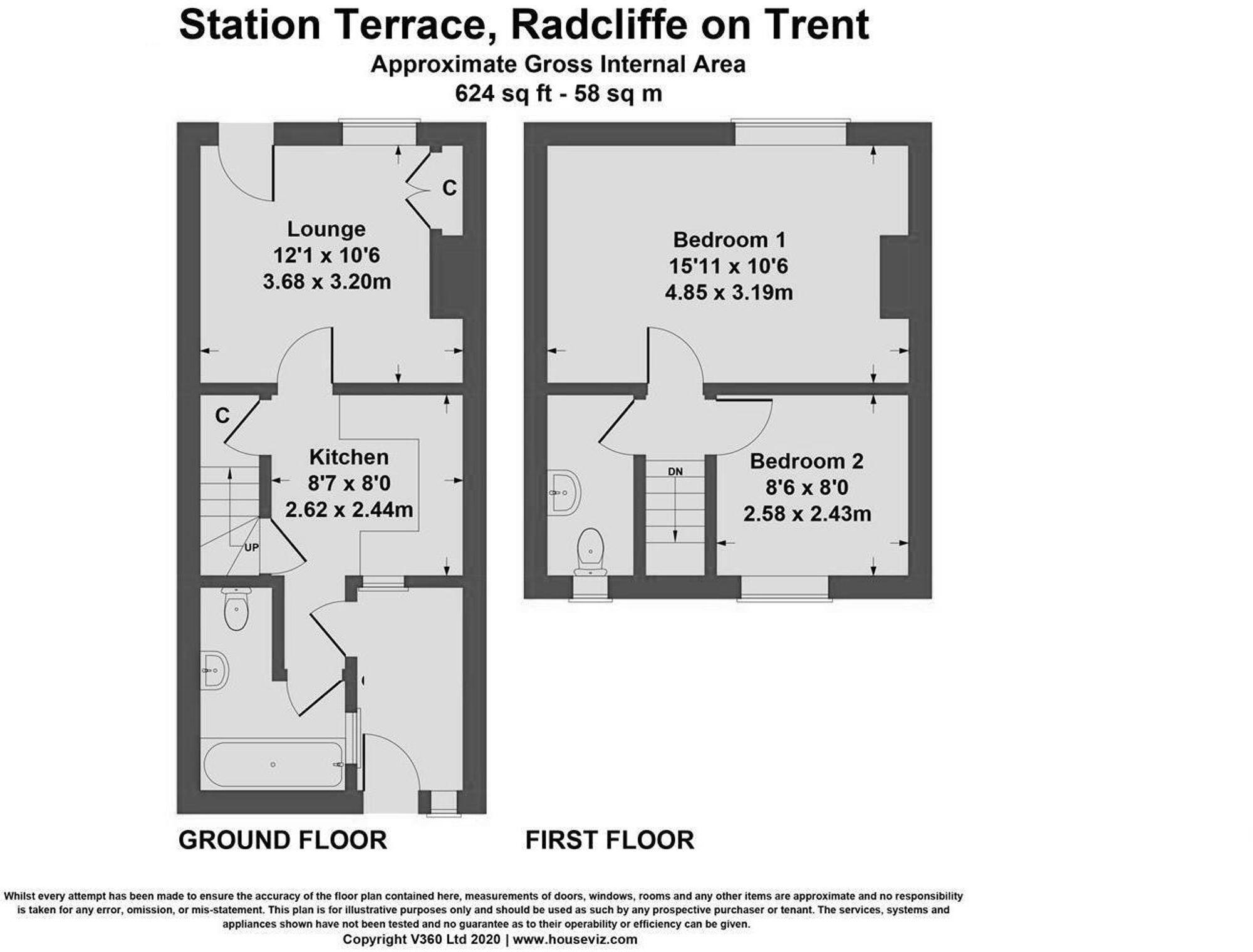 Station Terrace, Radcliffe-On-Trent, NG12 floorplan