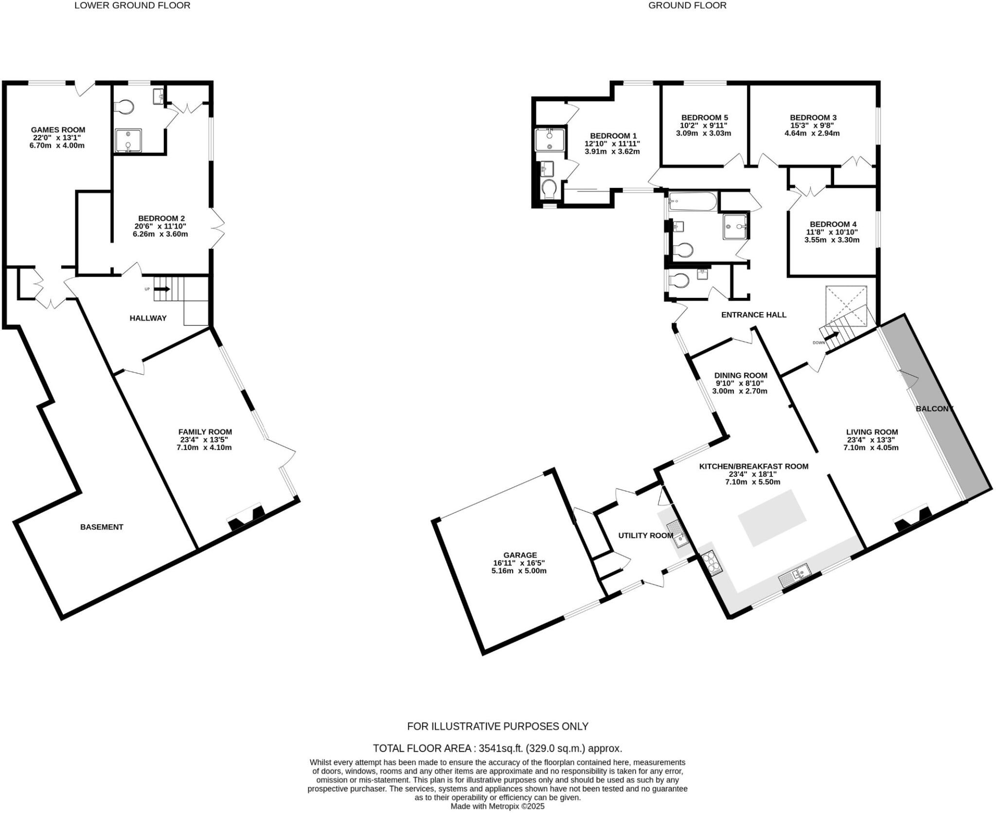 Vicarage Hill, Farnham floorplan
