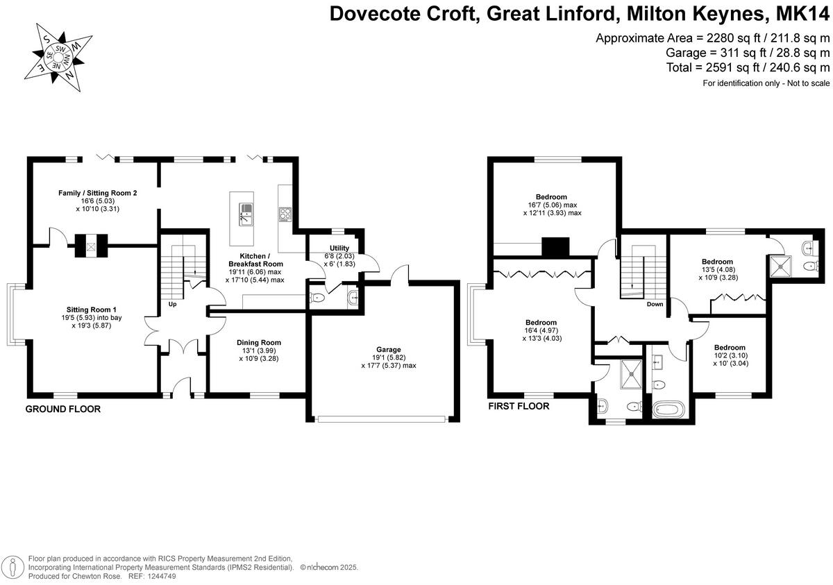 Dovecote Croft, Great Linford floorplan